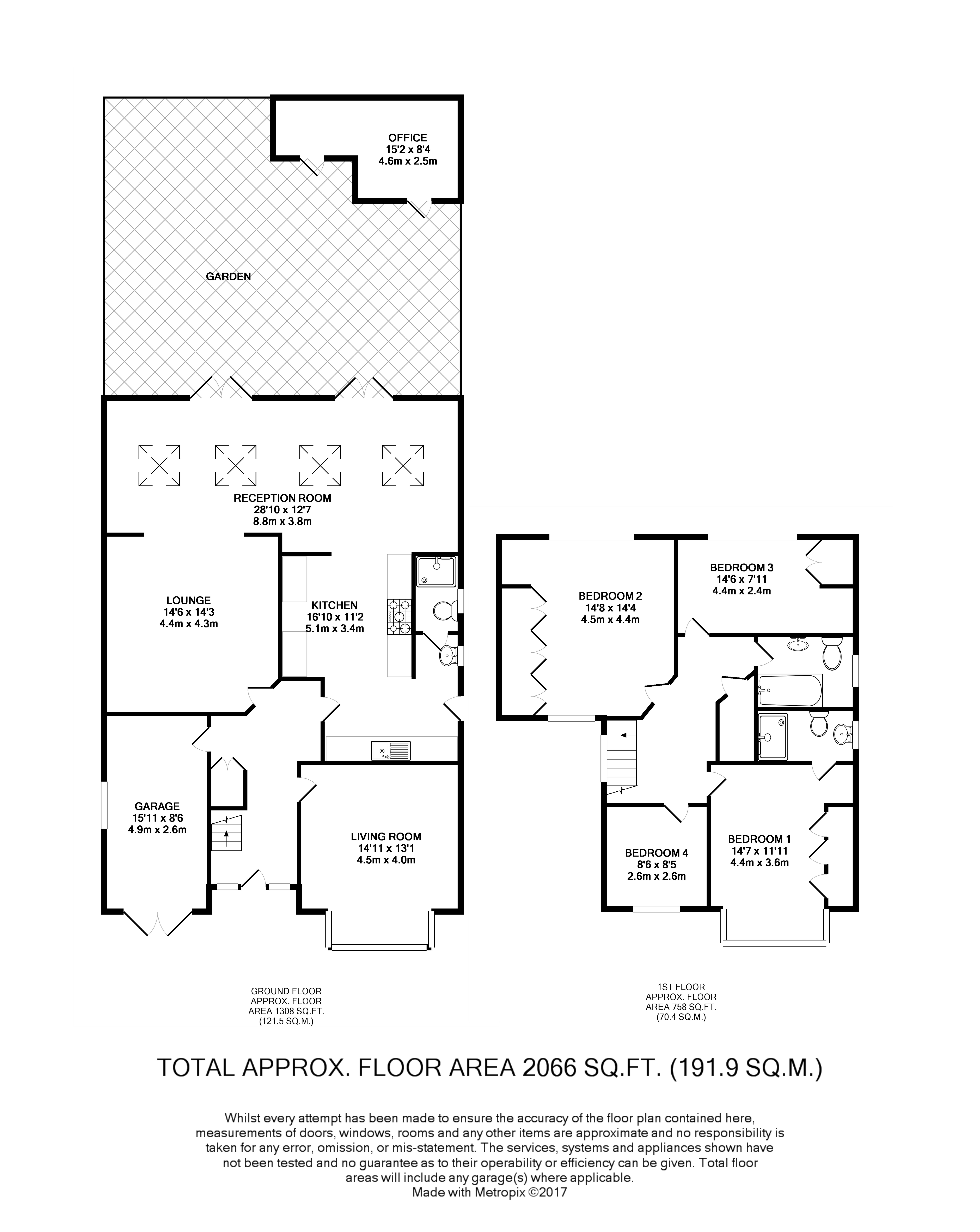 53, Woodland Drive, Watford floorplan