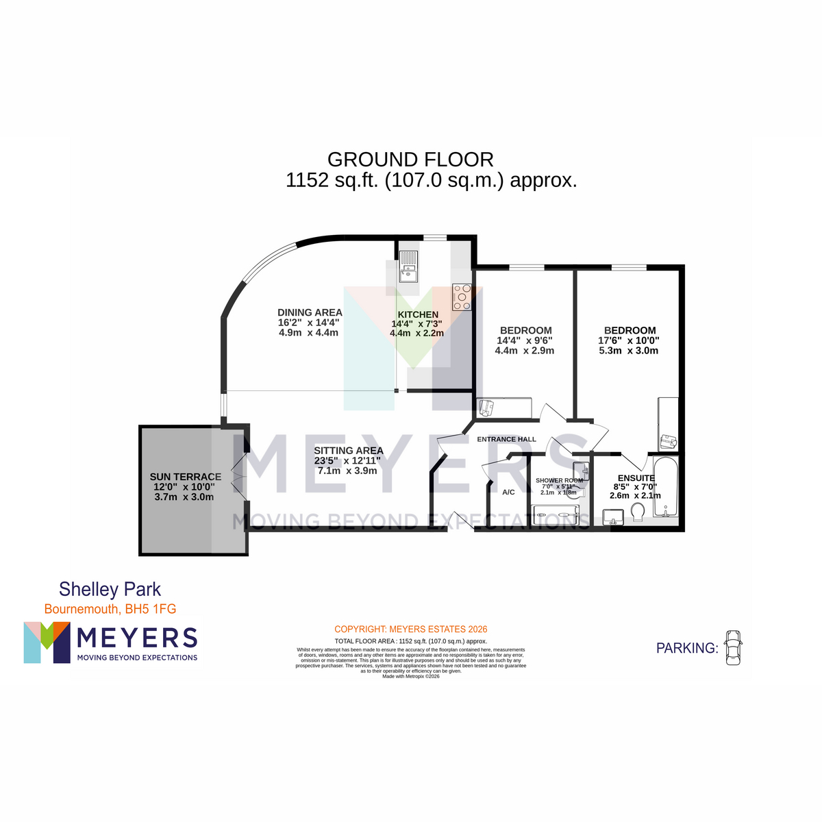 14 Shelley Manor, Shelley Park, Bournemouth floorplan