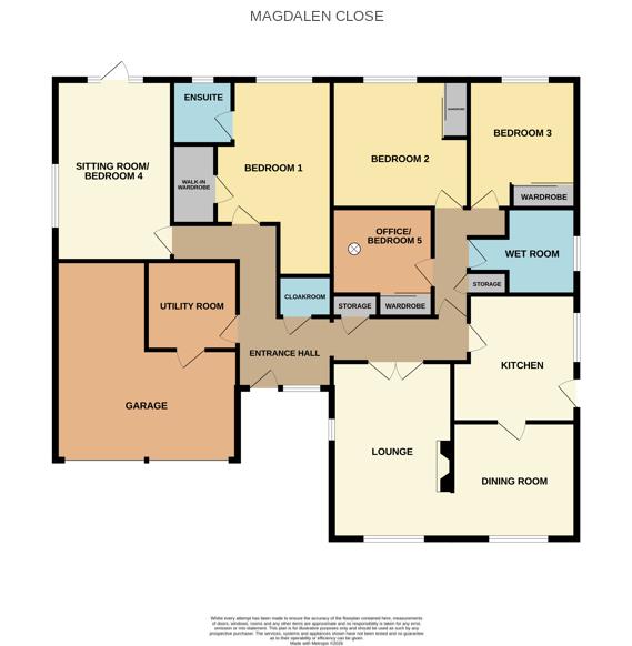 14, Magdalen Close, Suffolk floorplan