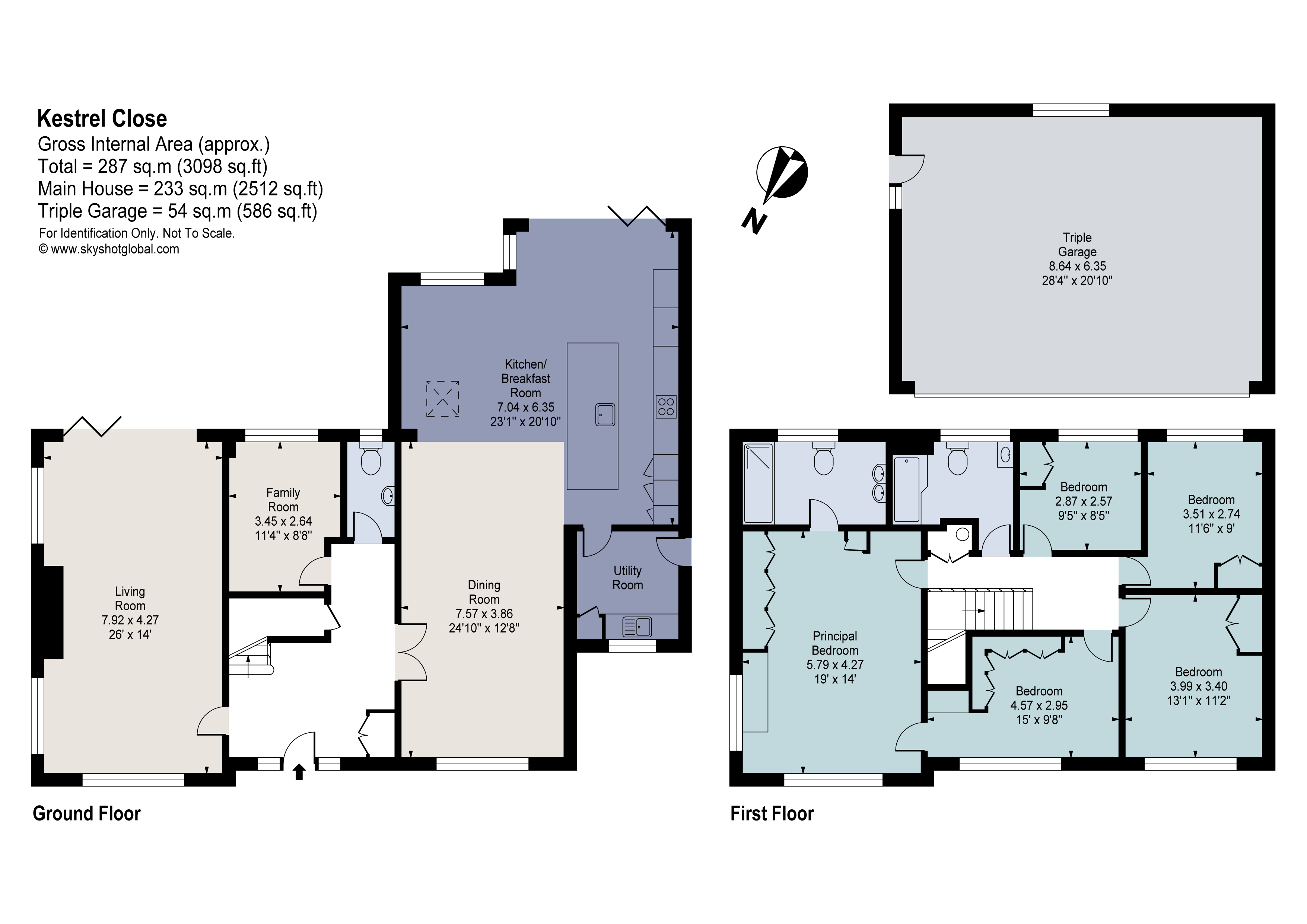 5, Kestrel Close, Farnham floorplan