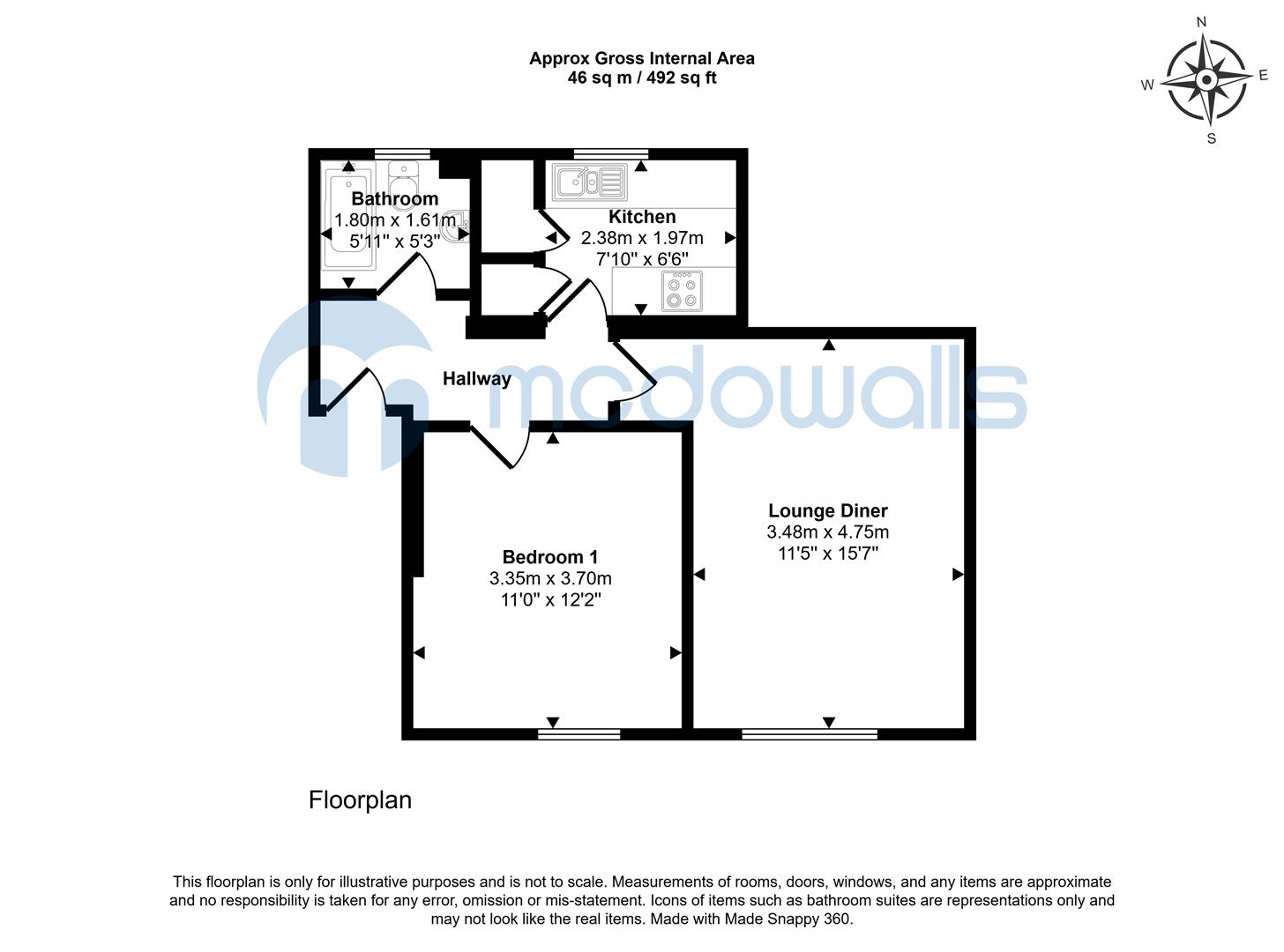 198, Gurney Close, Barking floorplan