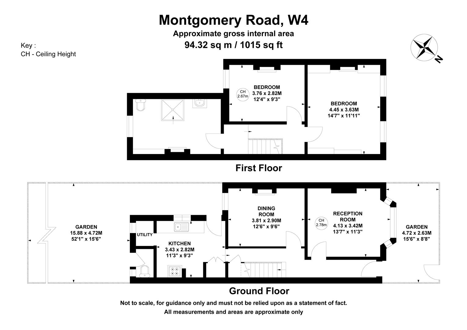 Montgomery Road, London floorplan