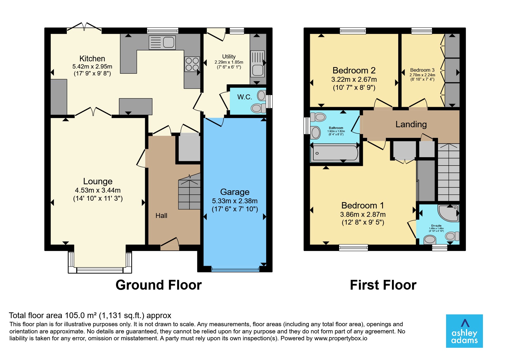 14, Gatcombe Close, Derby floorplan