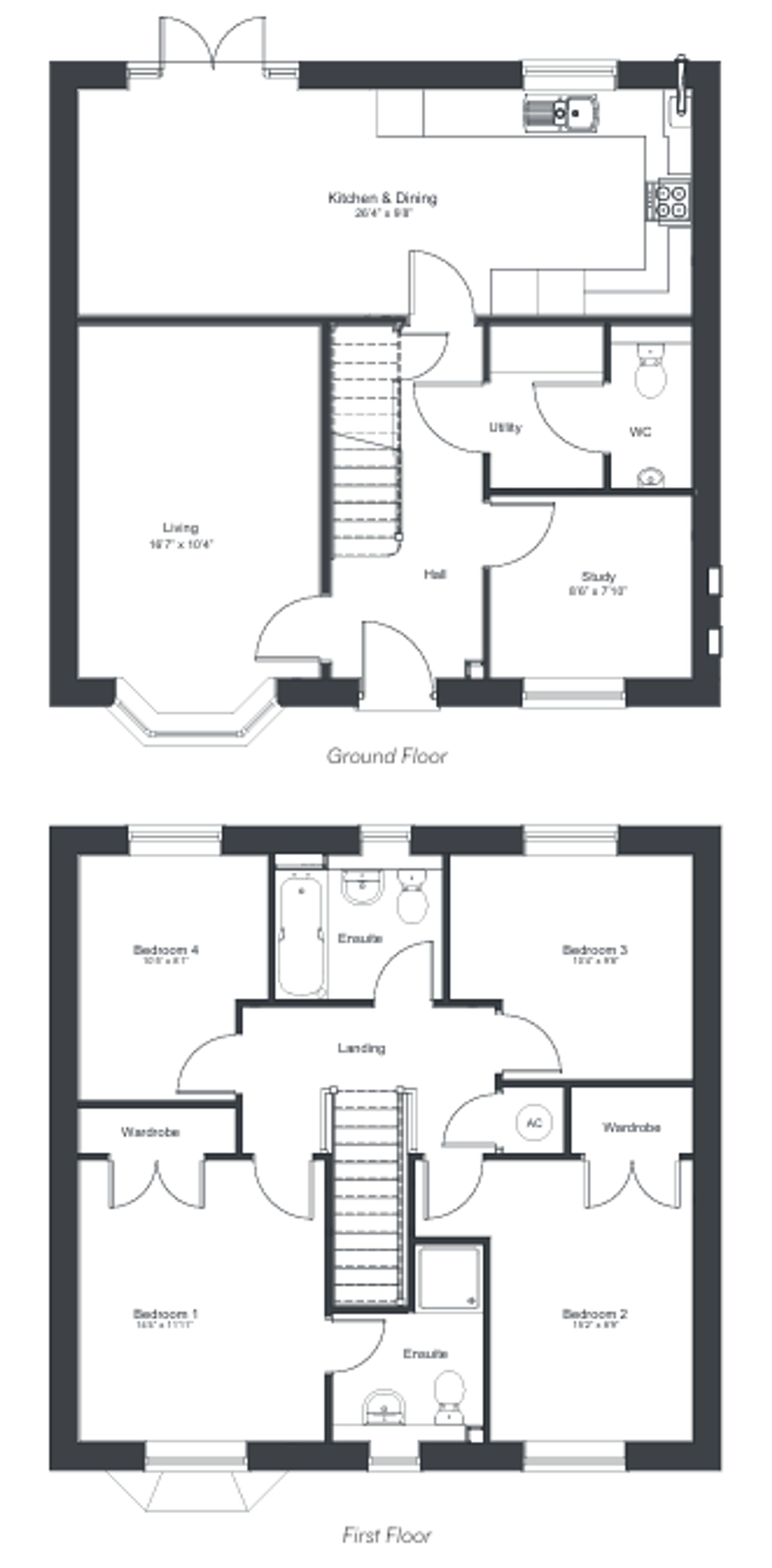 The Canterbury Castle Meadows, Eccleshall floorplan