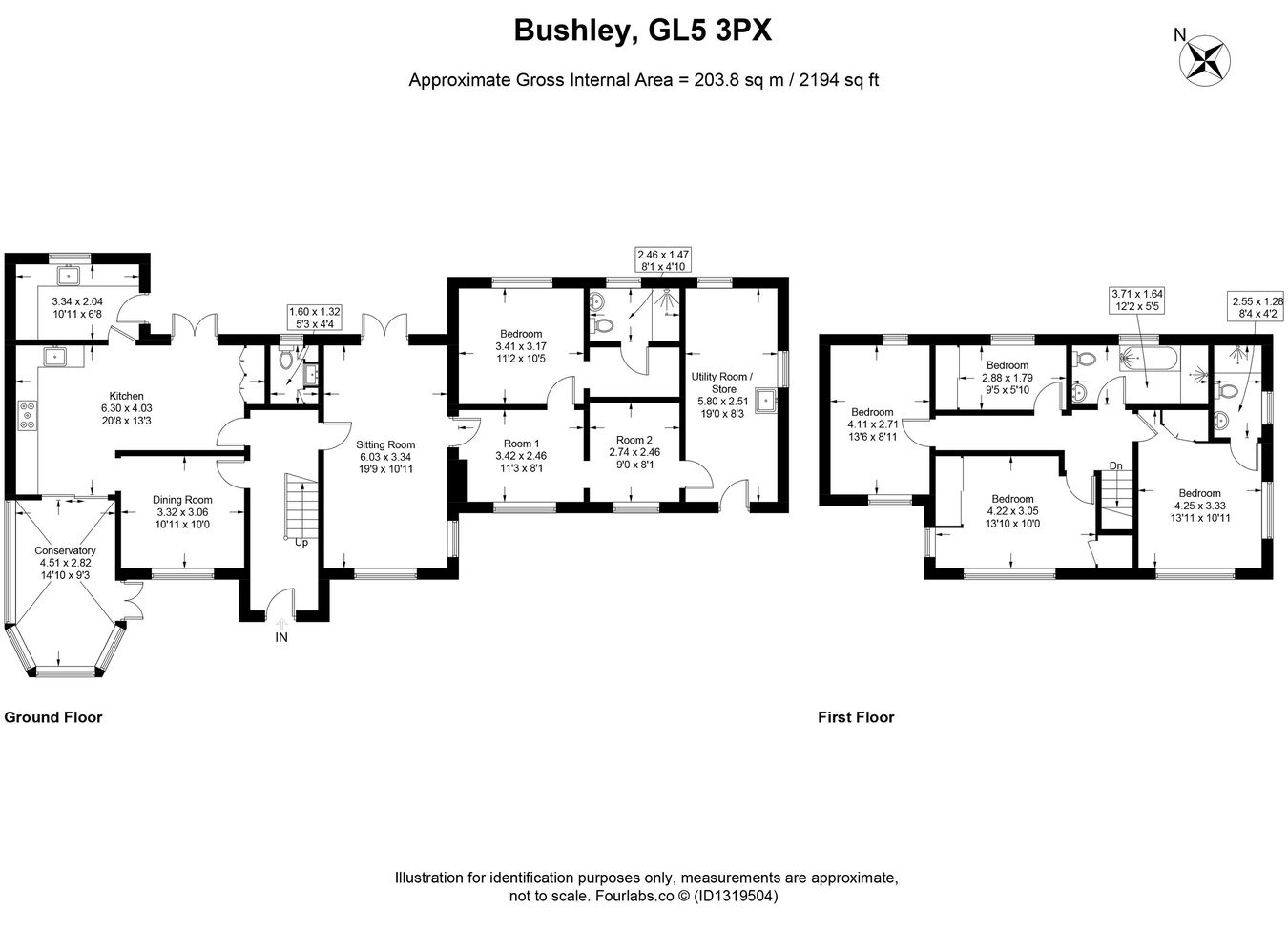 Bushley, Kingscourt Lane, Rodborough floorplan