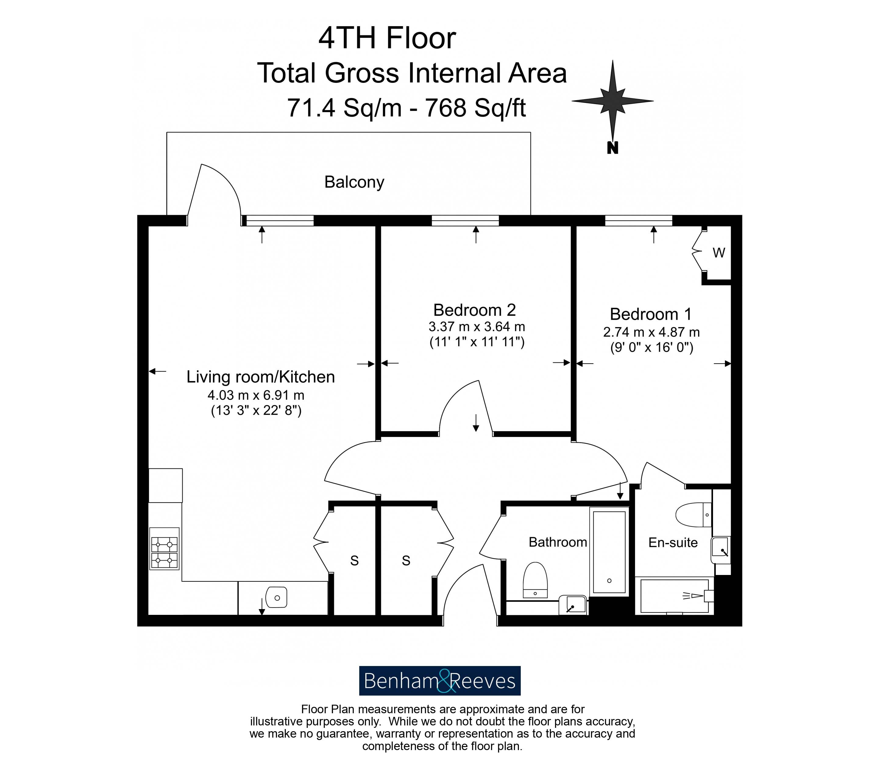 Flat 29 Atlas House, 21, Copper Street, Hackney Wick floorplan