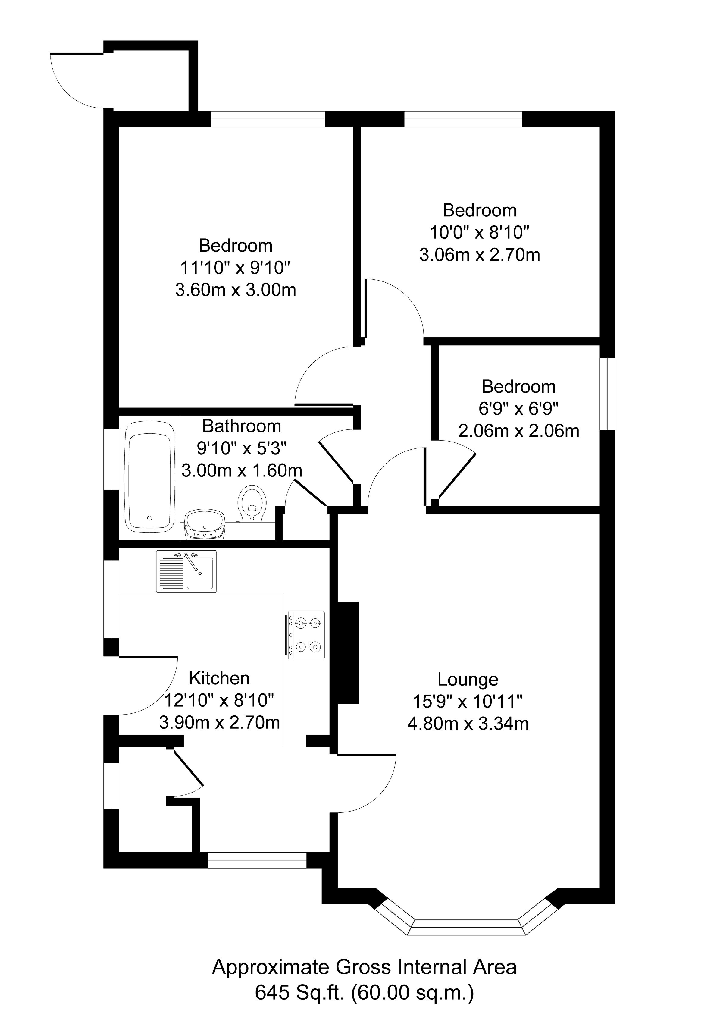 107, Fairholme Drive, Mansfield floorplan