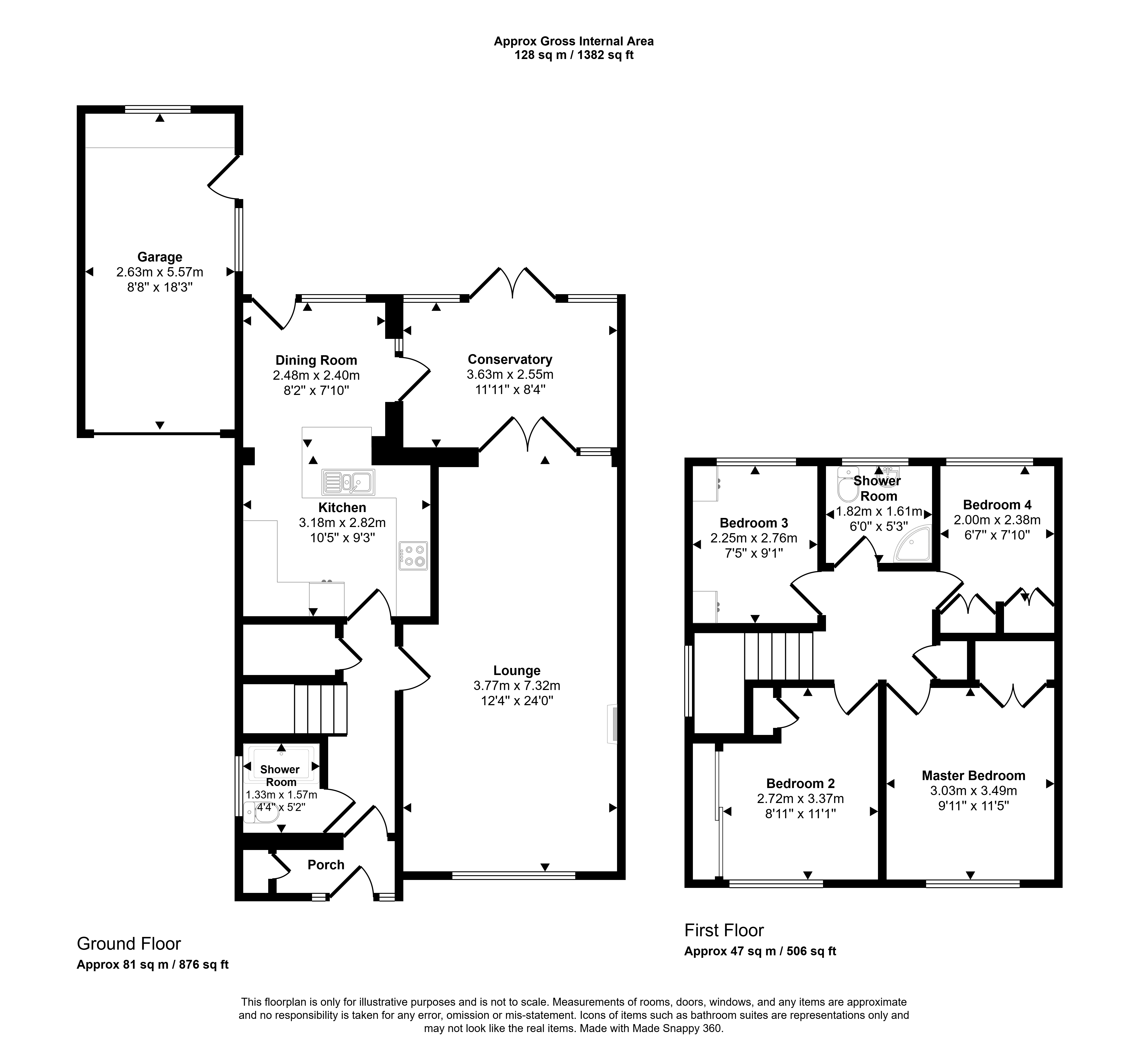 23, Centurian Way, Bedlington floorplan