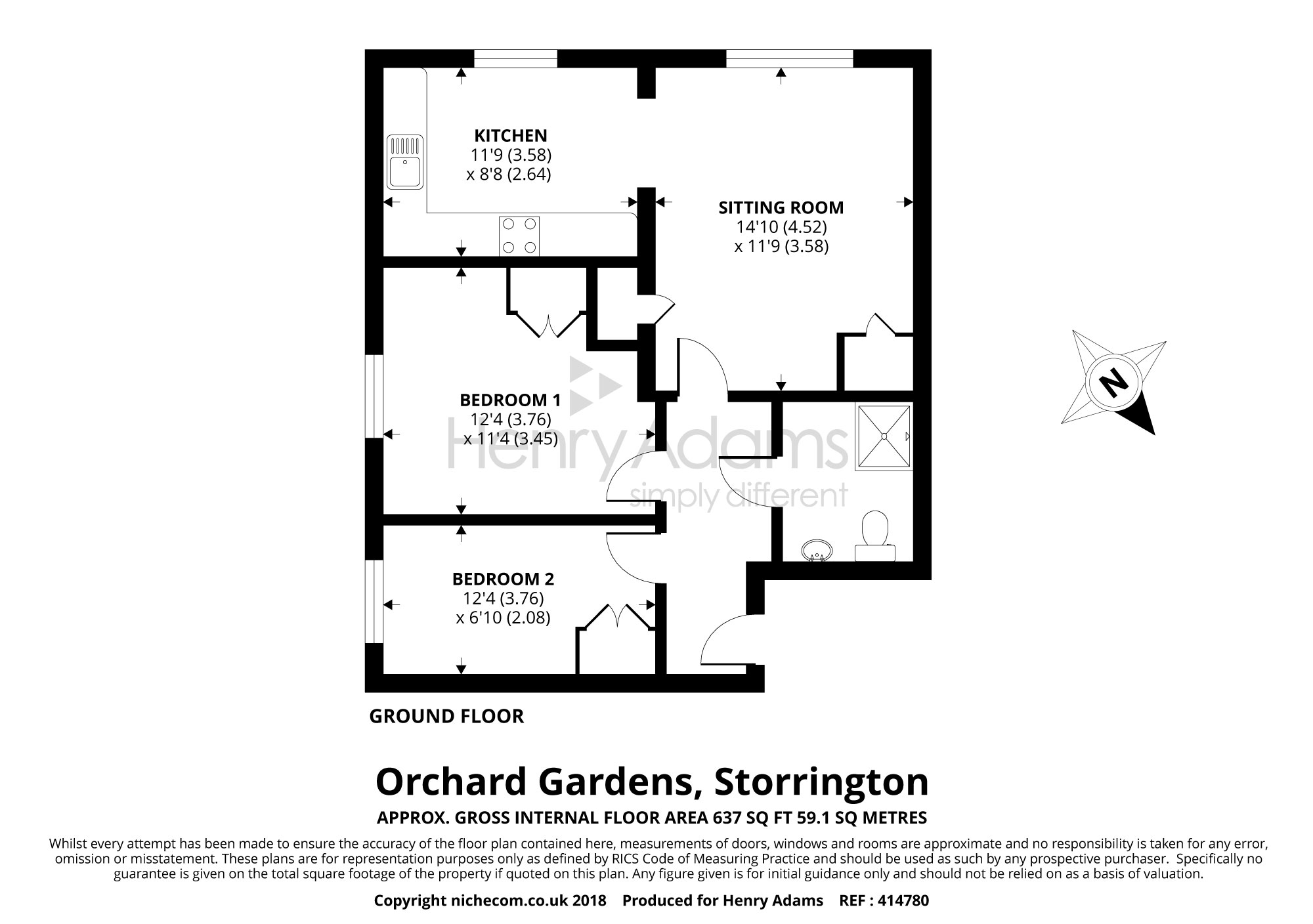 2 Bedrooms  for sale in Orchard Gardens, Storrington RH20