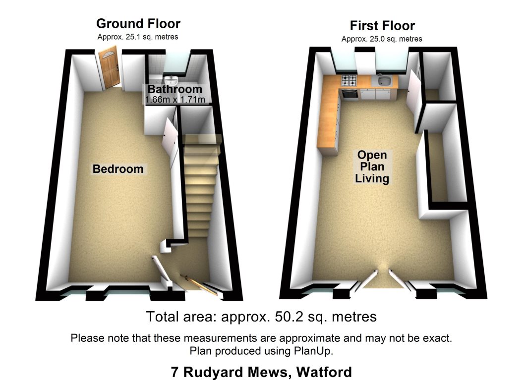 1 Bedrooms Terraced house to rent in Rudyard Mews, St Albans Road, Watford WD17