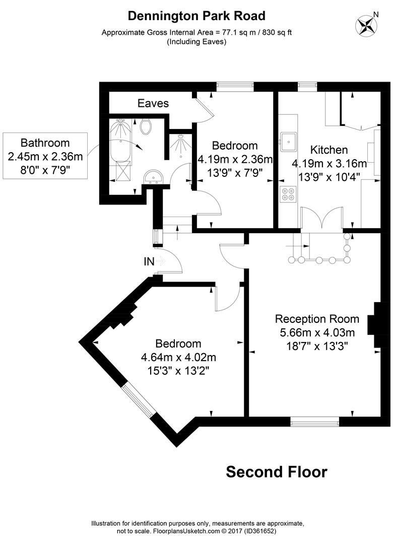 Dennington Park Road, London floorplan