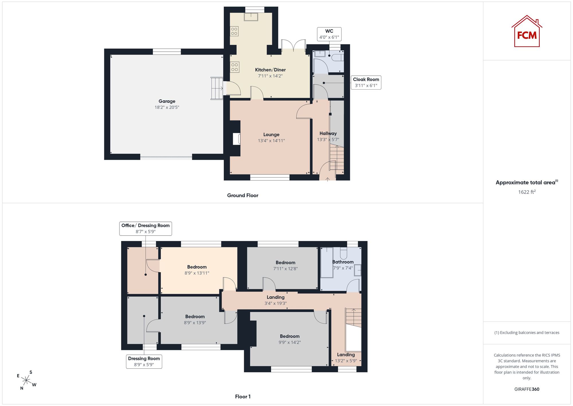 1 Buttermere Avenue, Whitehaven floorplan