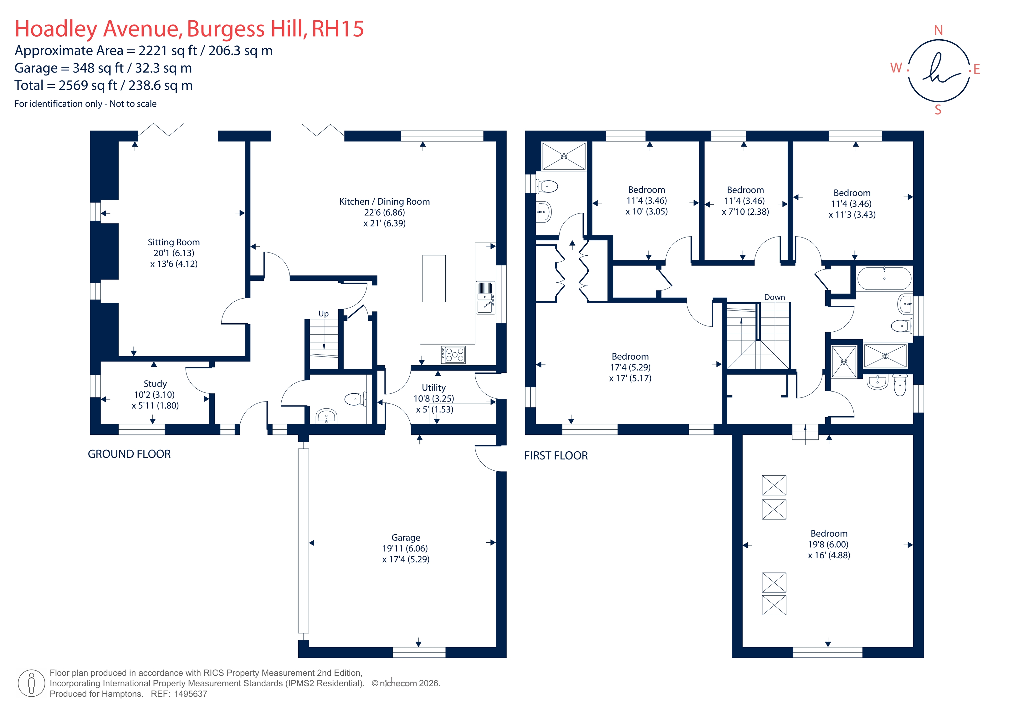 2, Hoadley Avenue, Burgess Hill floorplan