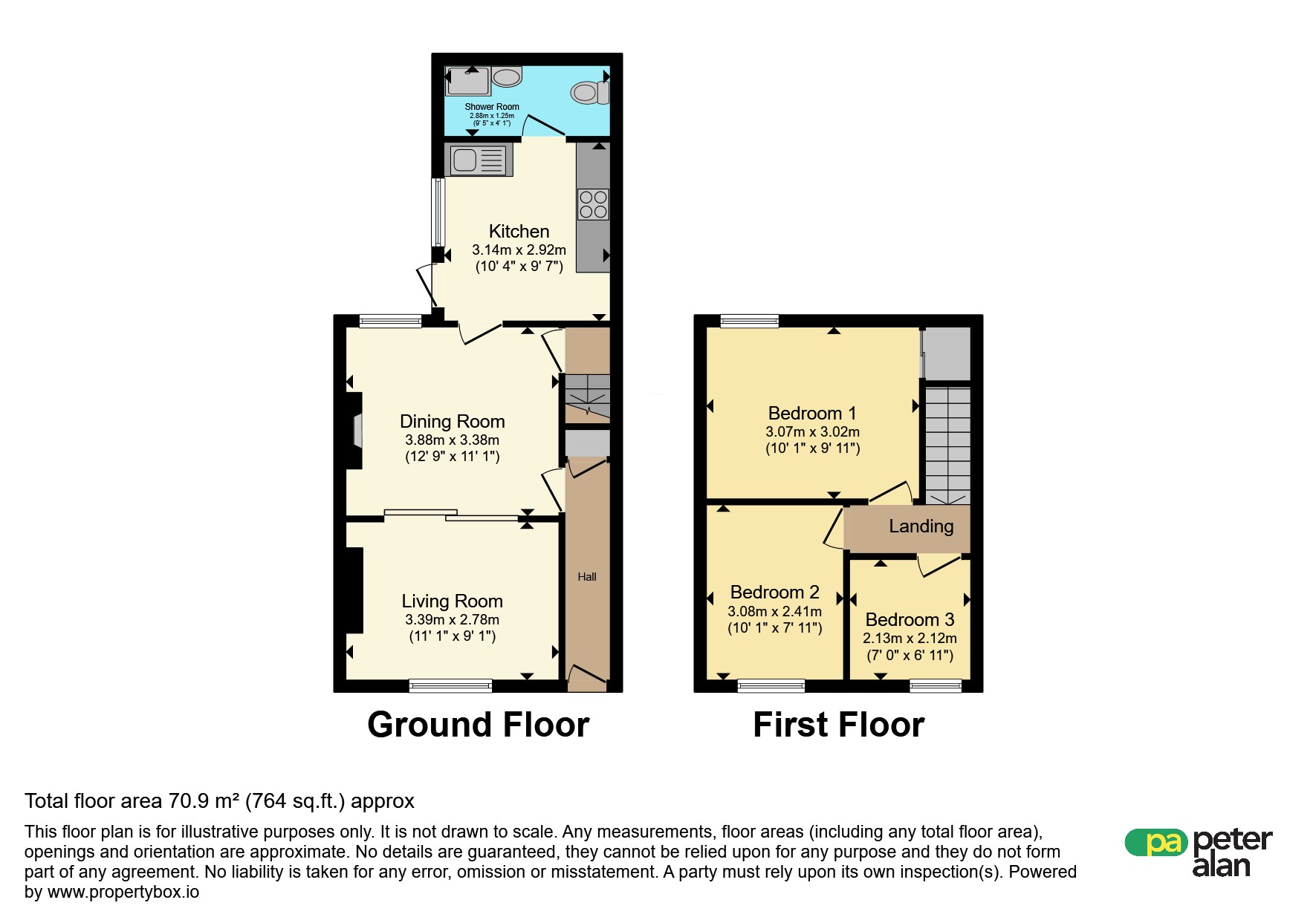 Bristol Terrace, New Tredegar floorplan