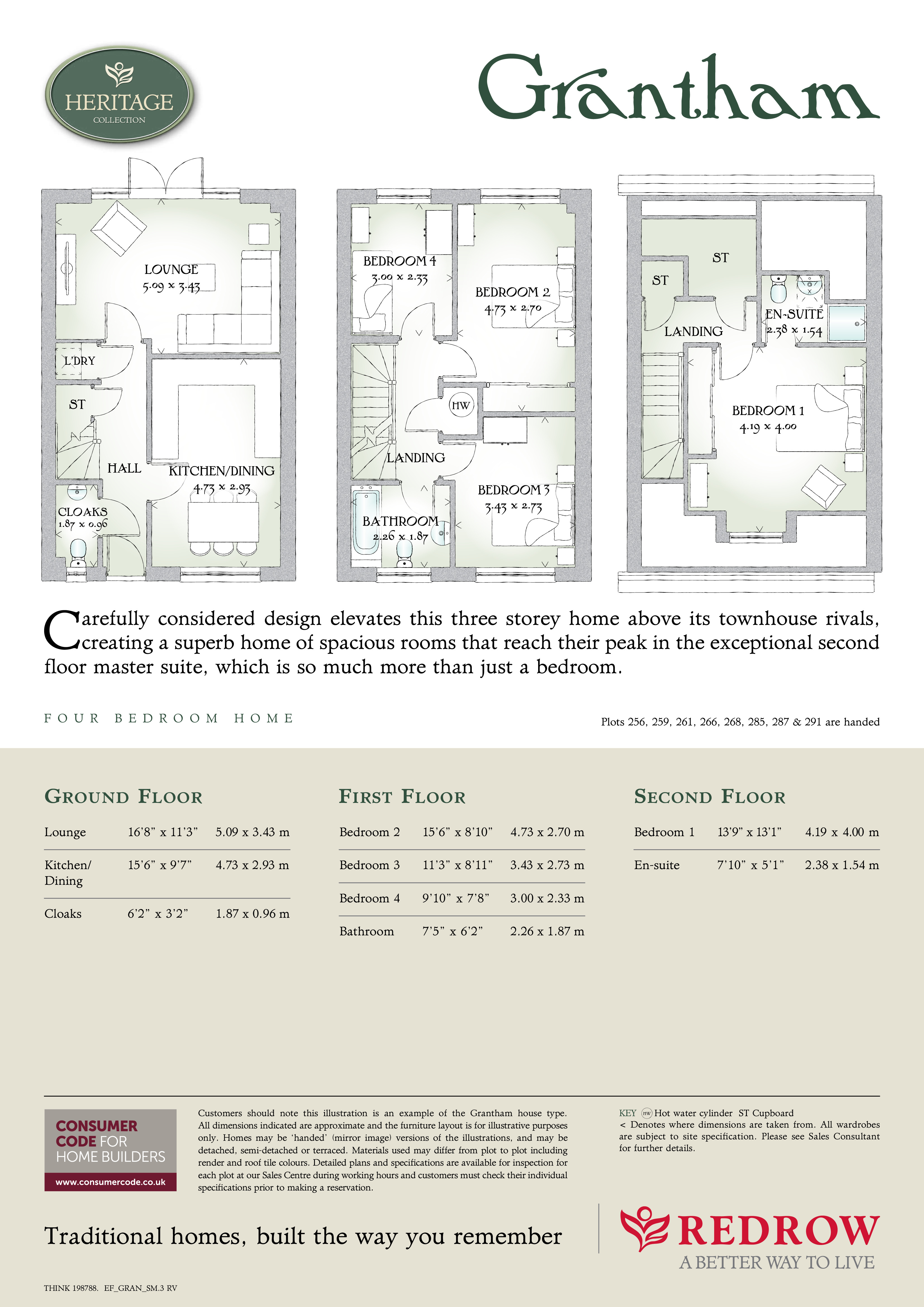 "Grantham Semi" at Dry Street, Langdon Hills, Basildon SS16, 4 bedroom