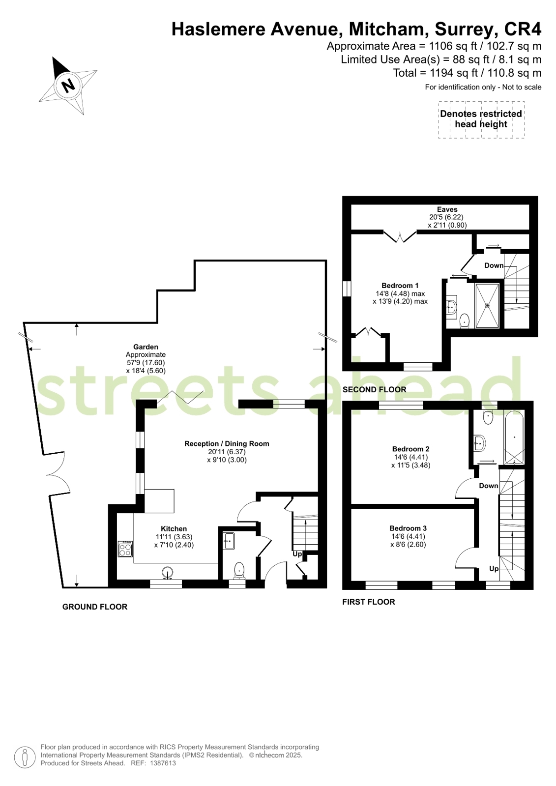 104, Haslemere Avenue, Surrey floorplan