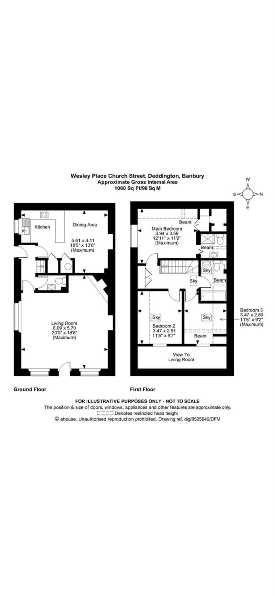 Wesley Place, Church Street, Deddington floorplan