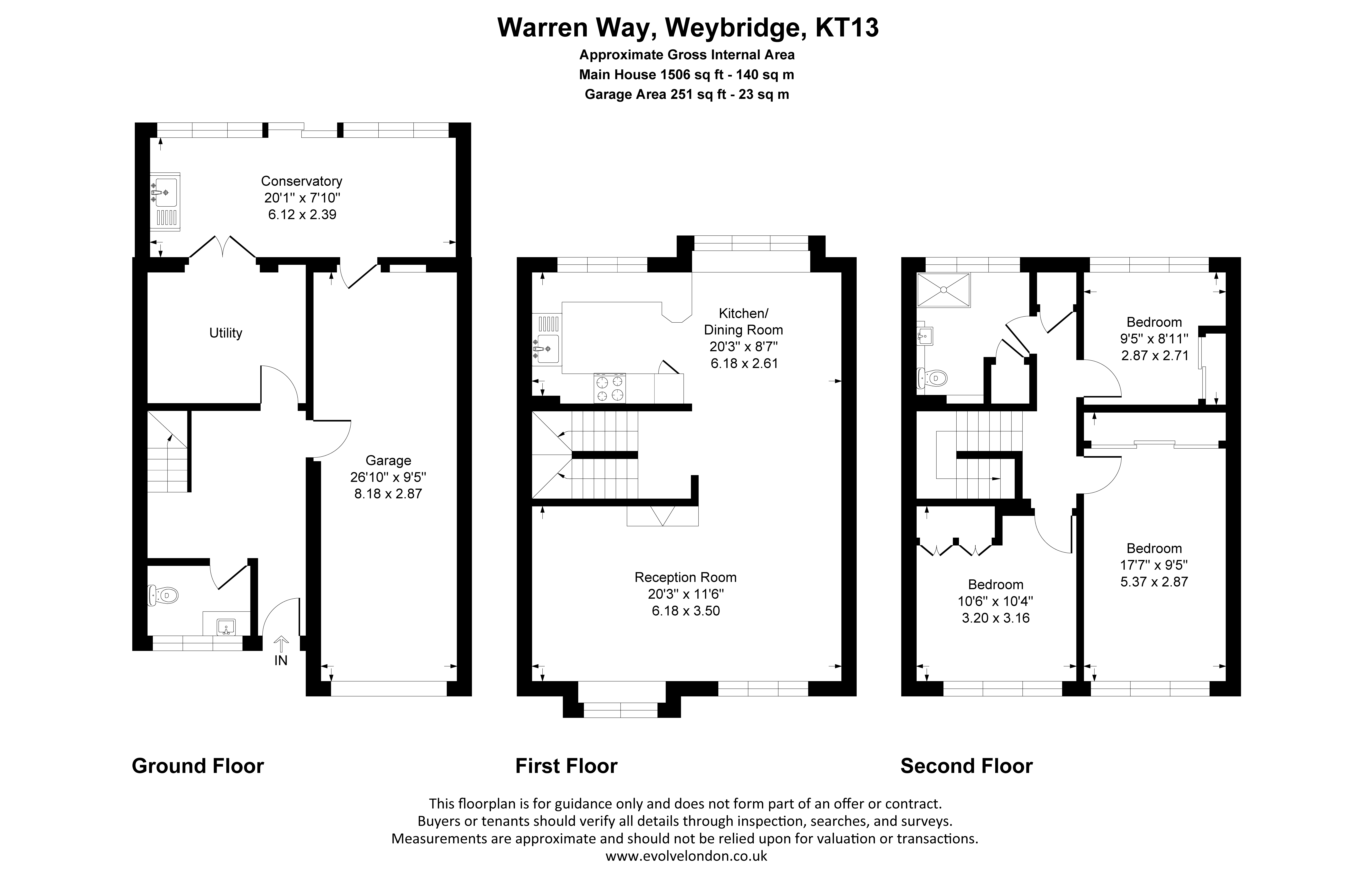 9, Warren Way, Surrey floorplan