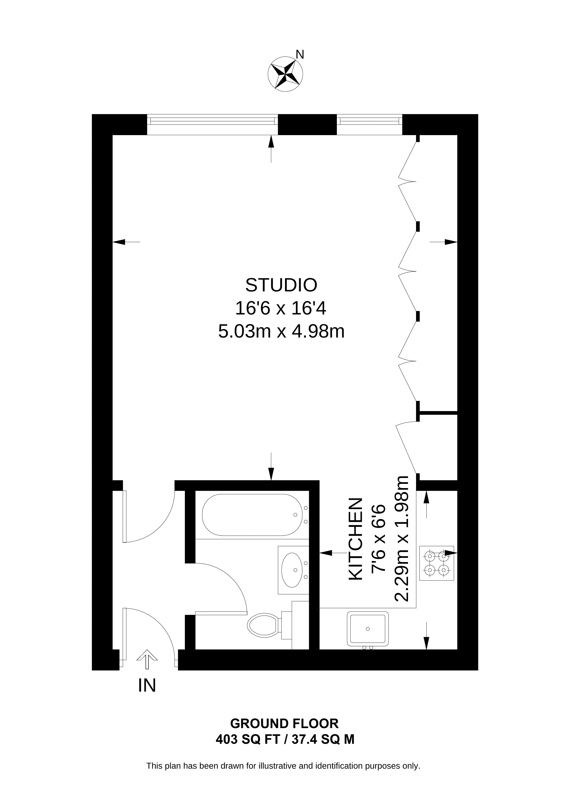 Oakley Square, Camden floorplan