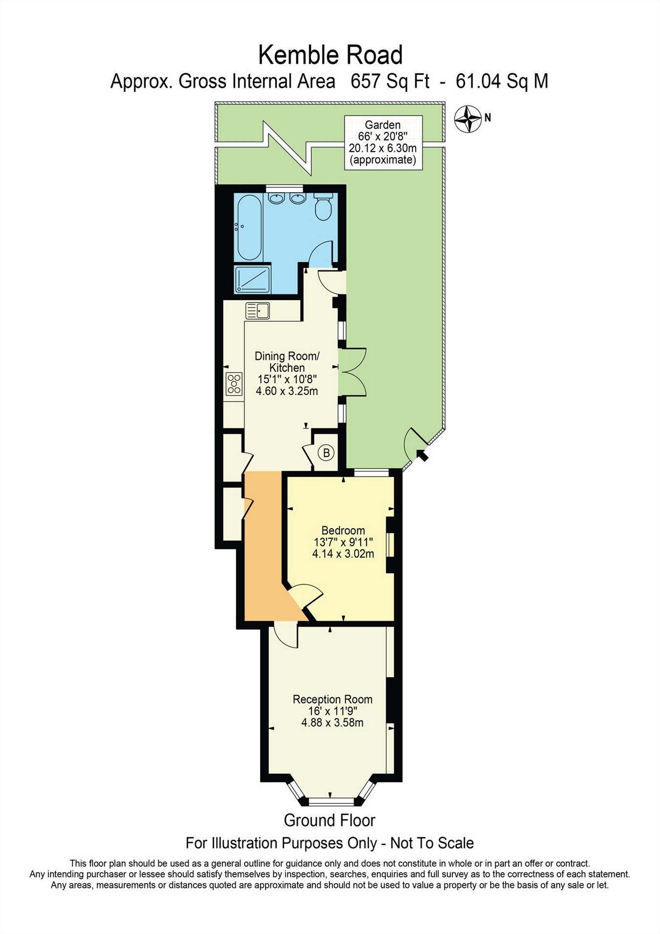 1 Bedrooms Flat for sale in Kemble Road, Forest Hill, London SE23