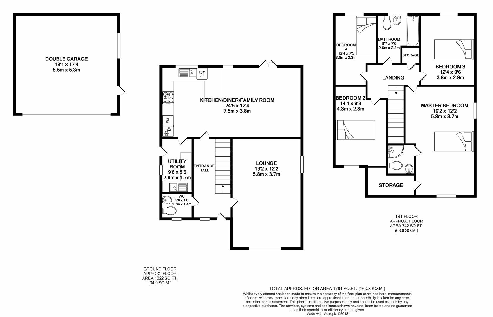 4 Bedrooms Detached house for sale in Buttermere Gardens, Charnock Richard, Chorley PR7