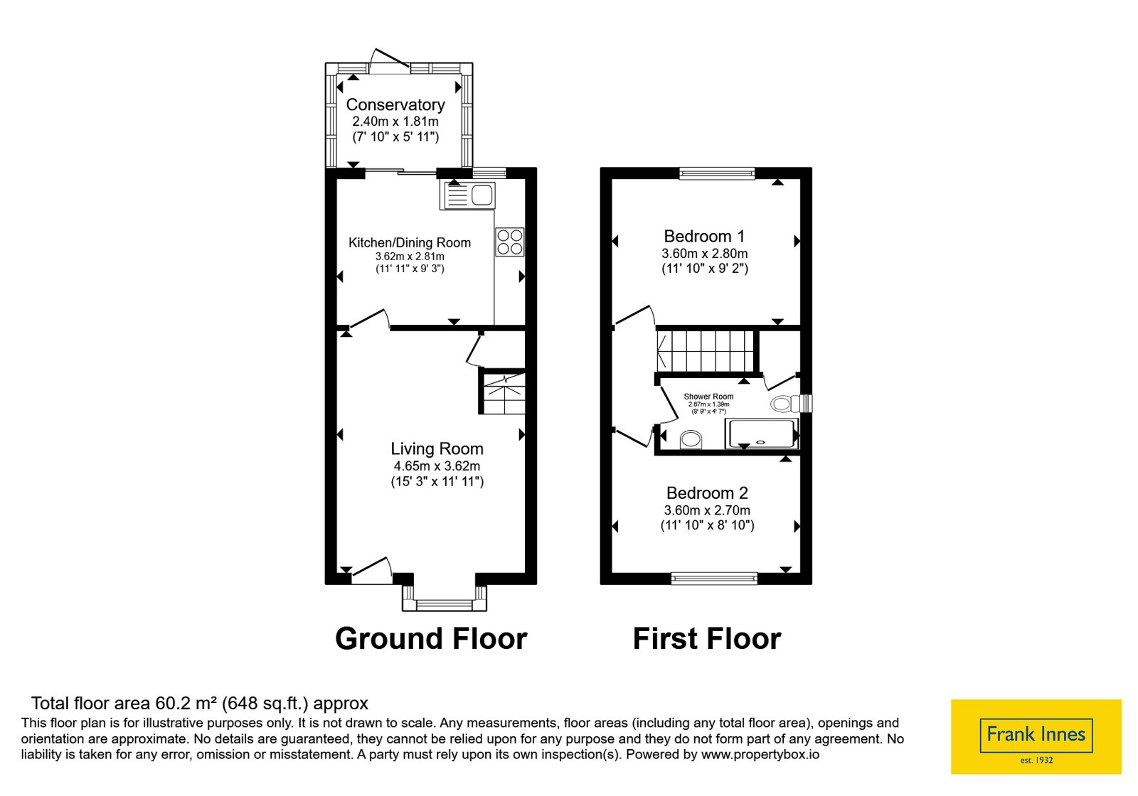 2, Orkney Close, Derby floorplan