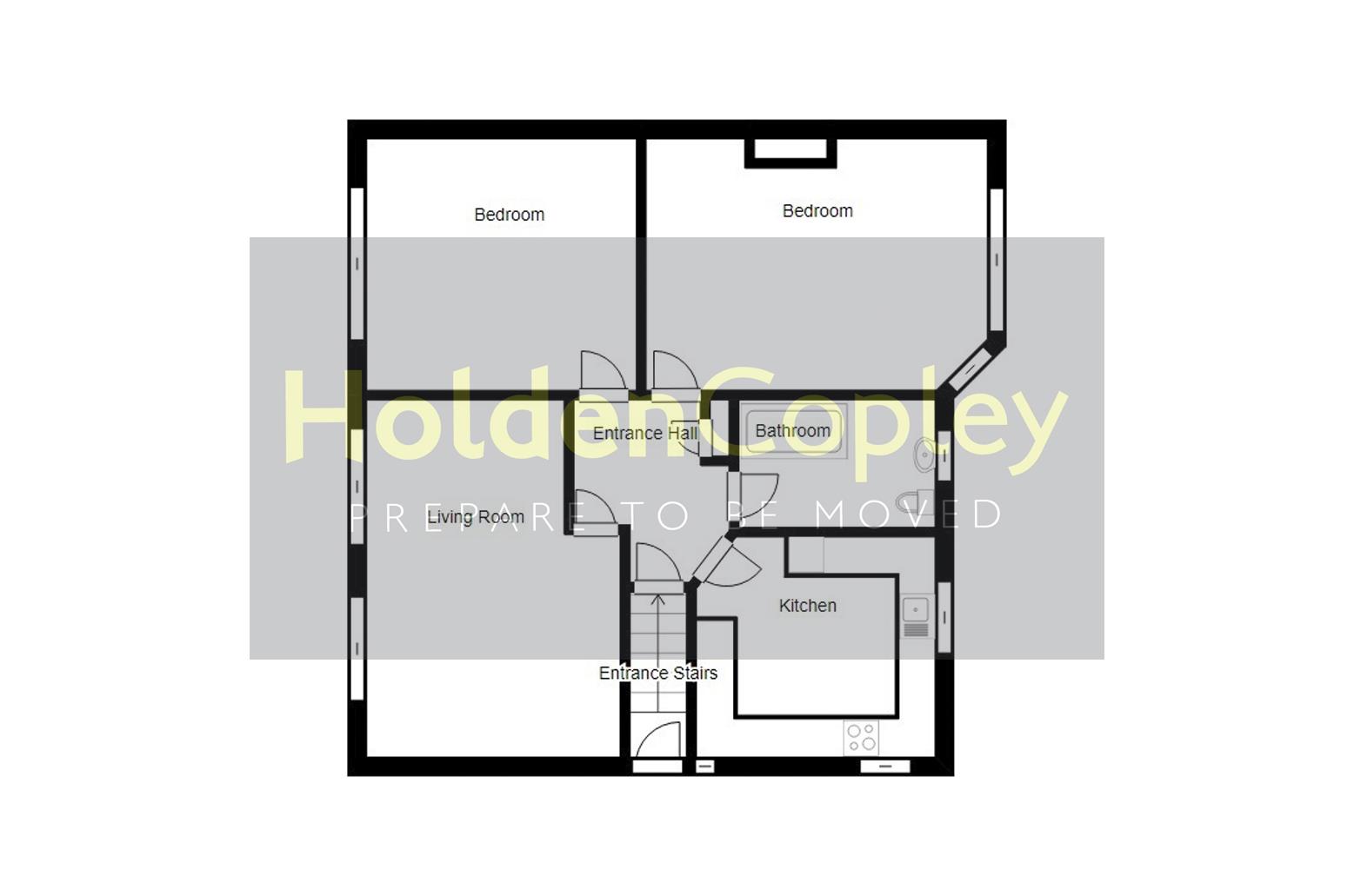 2 Bedrooms Maisonette for sale in Collyer Road, Calverton, Nottinghamshire NG14
