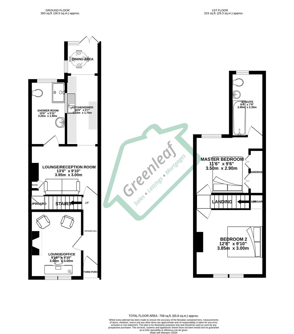 81, Catherine Street, Rochester floorplan