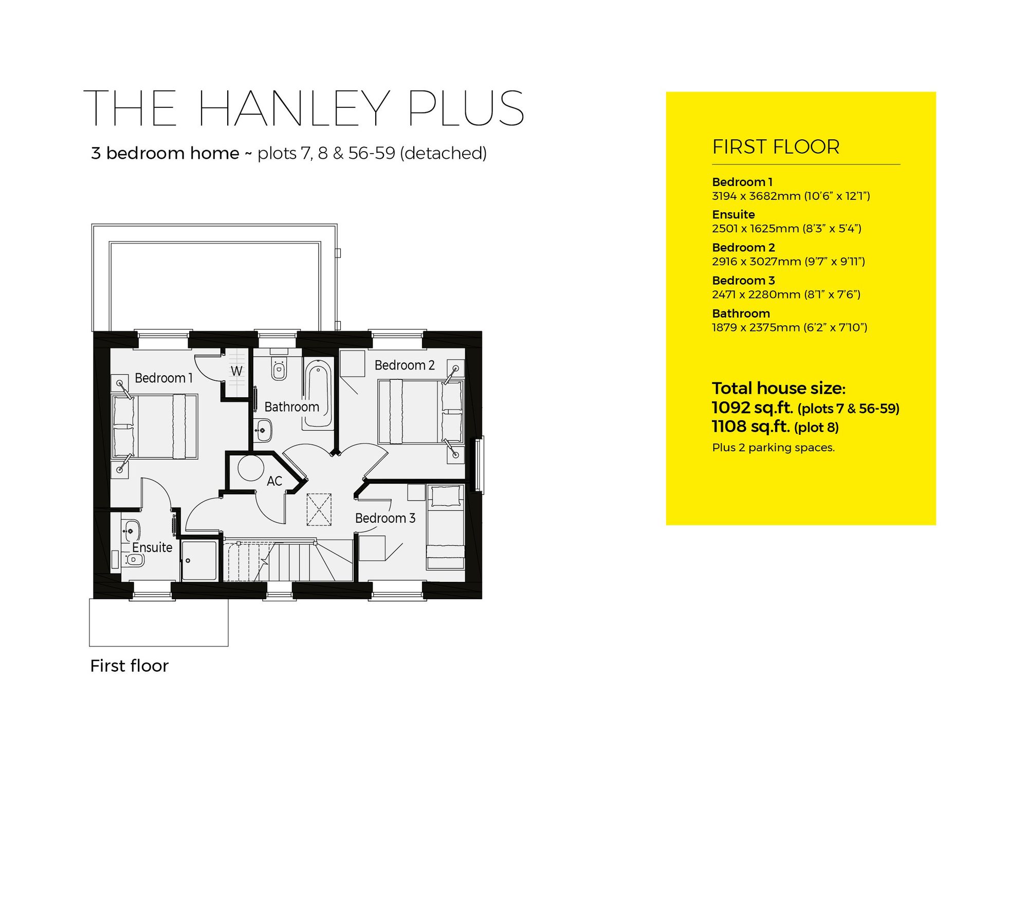 The Hanley Plus, Saffron Grove, Upton- Upon- Severn floorplan