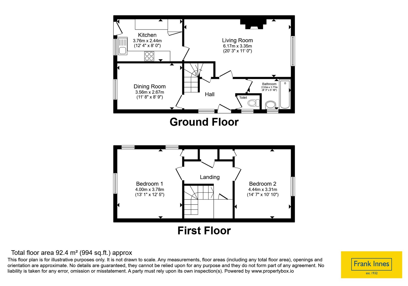 1, Cox Drive, Nottingham floorplan