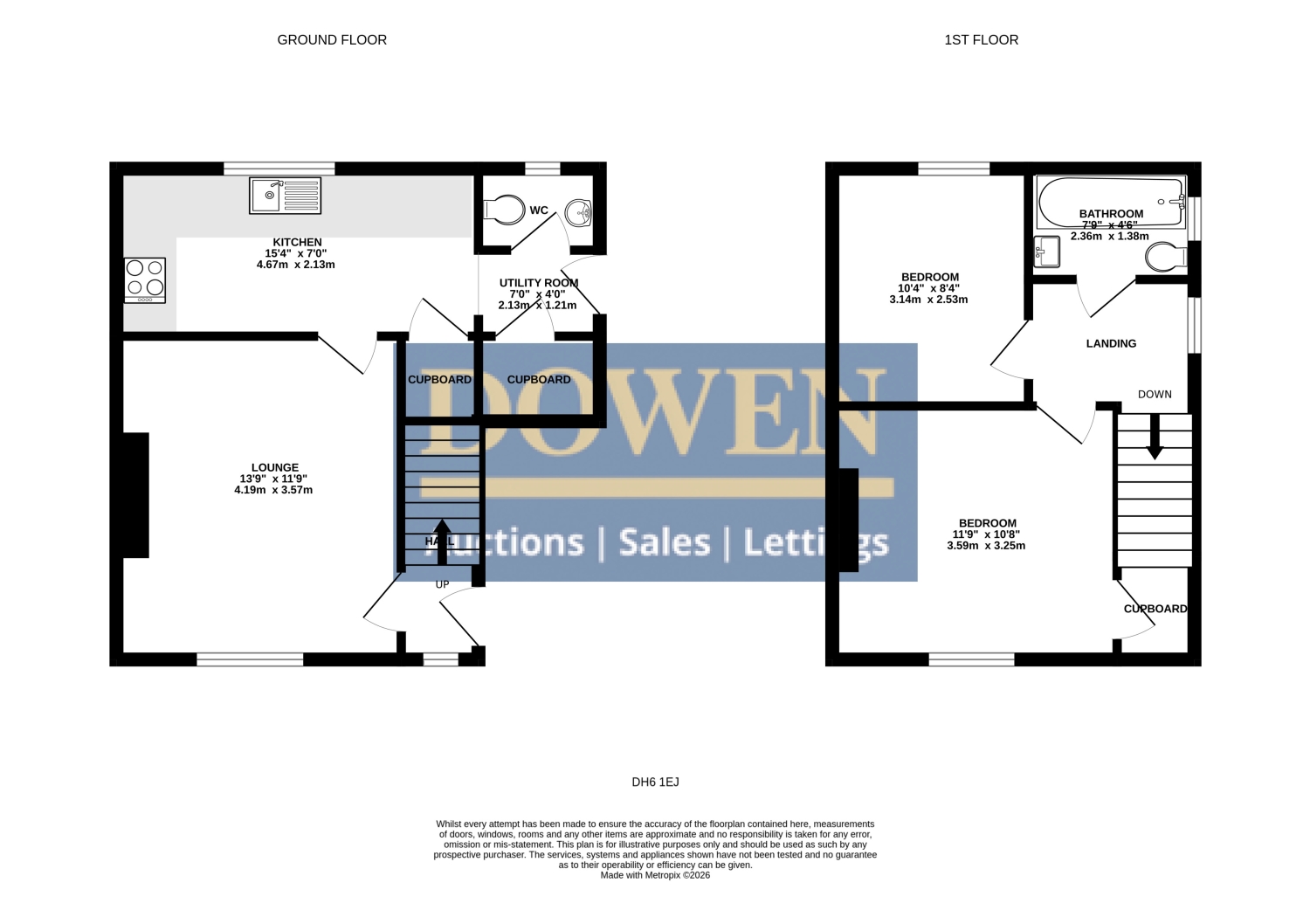 Hall Gardens, Durham floorplan