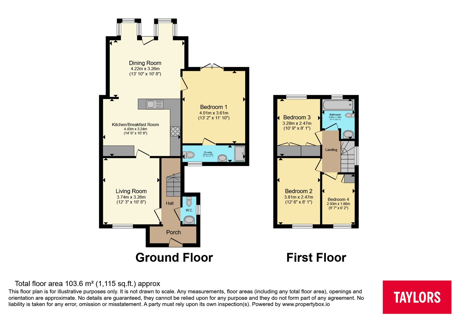 12, Riverside View, Bedford floorplan