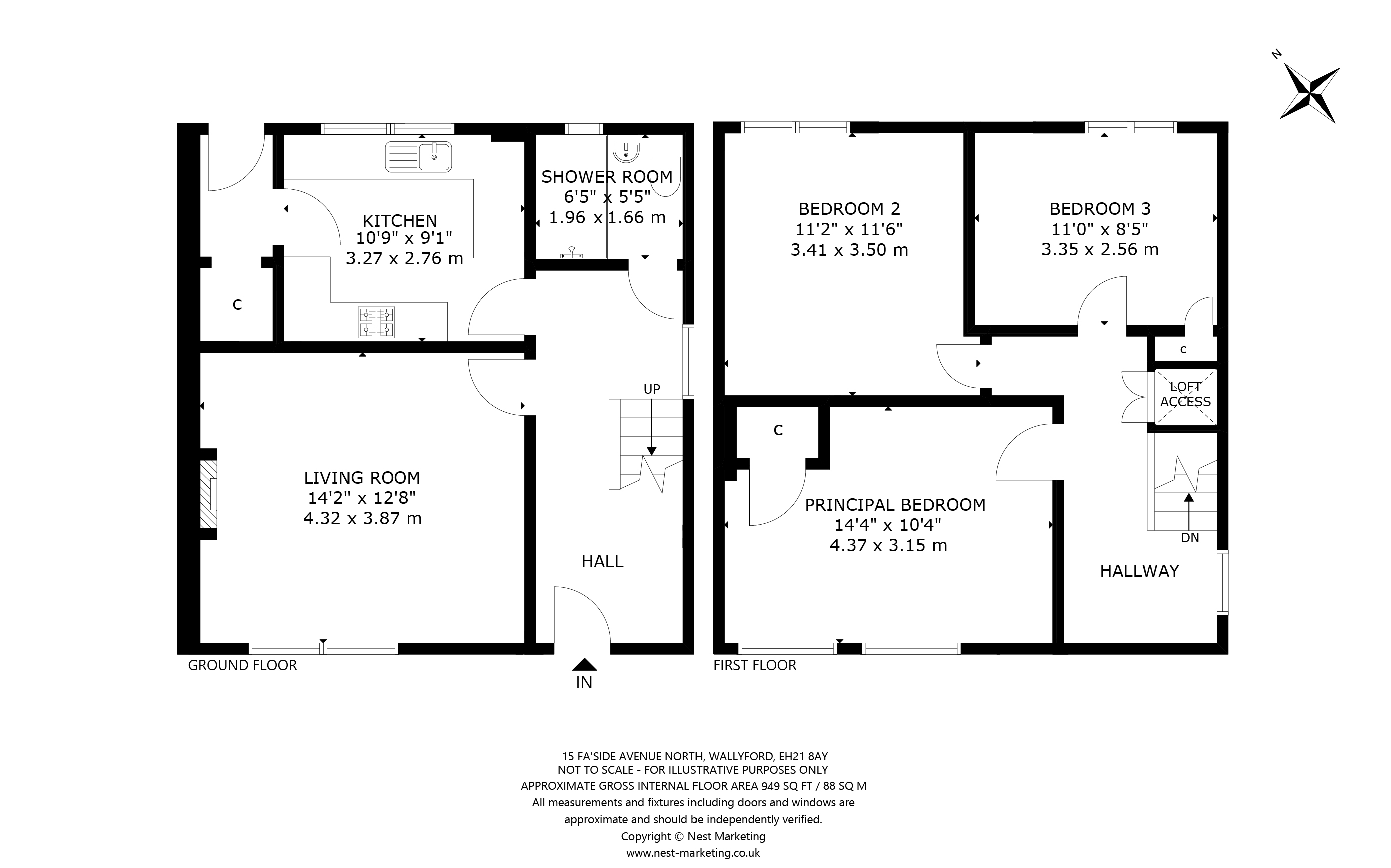 15, Fa'Side Avenue North, Wallyford floorplan