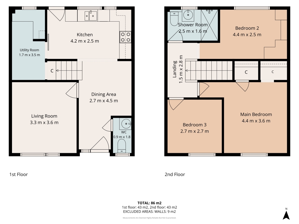 30, Bywell Grove, Newcastle upon Tyne floorplan