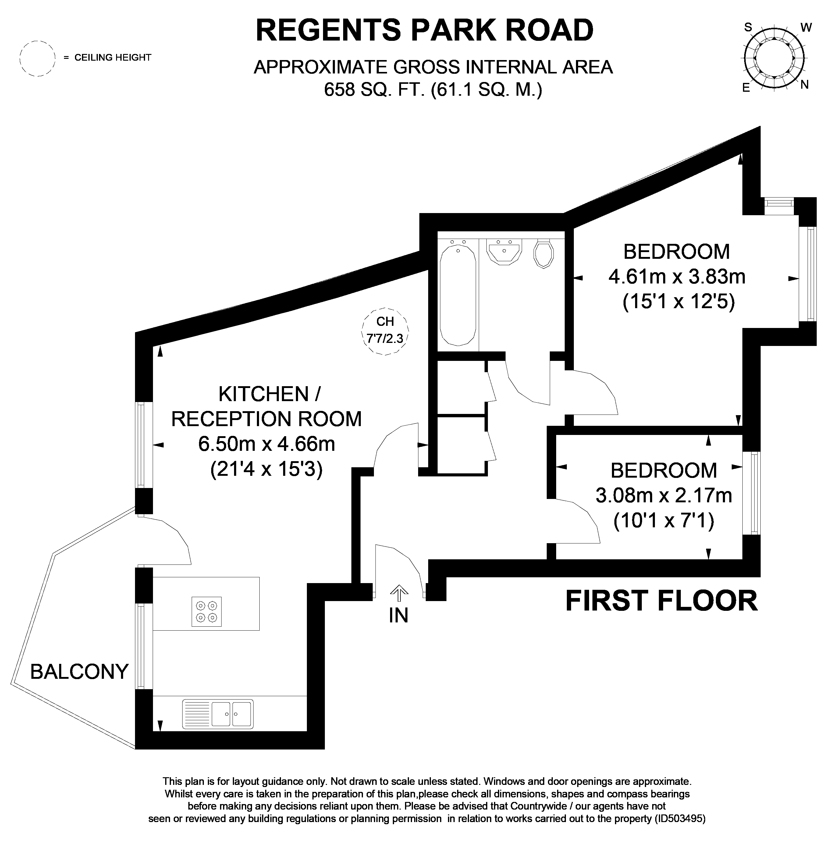 2 Bedrooms Flat to rent in Regents Park Road, Primrose Hill NW1