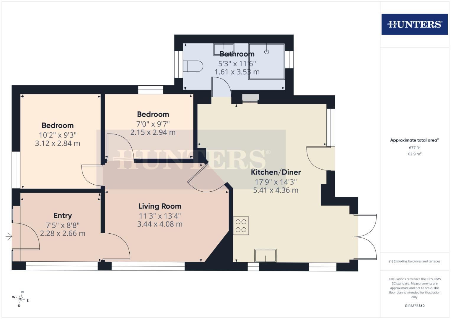 5, Riviera Drive, Bridlington floorplan