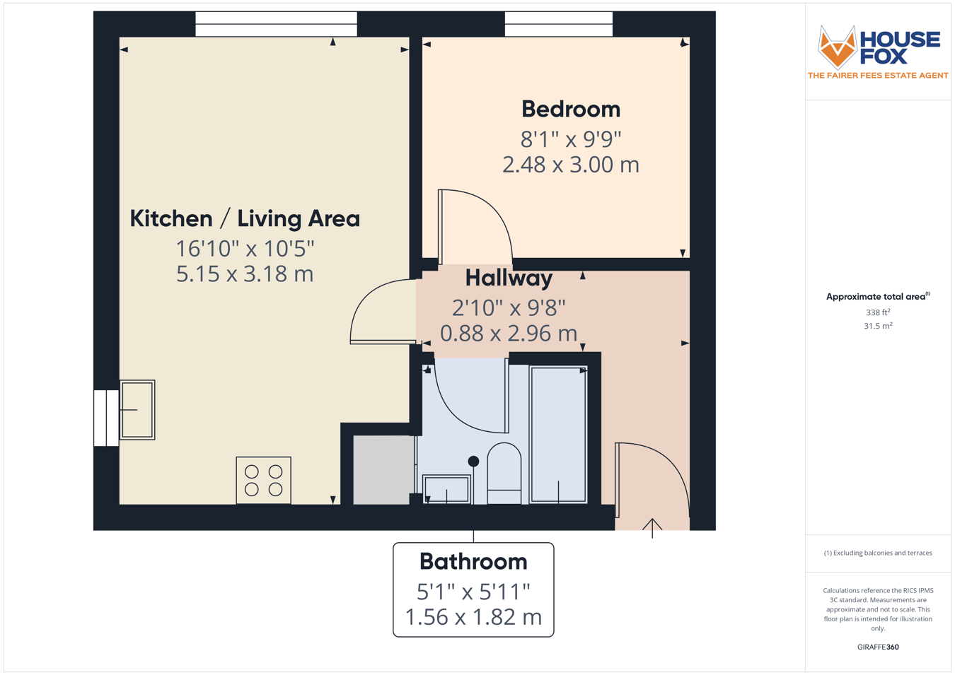 33, Campion Close, Weston-Super-Mare floorplan