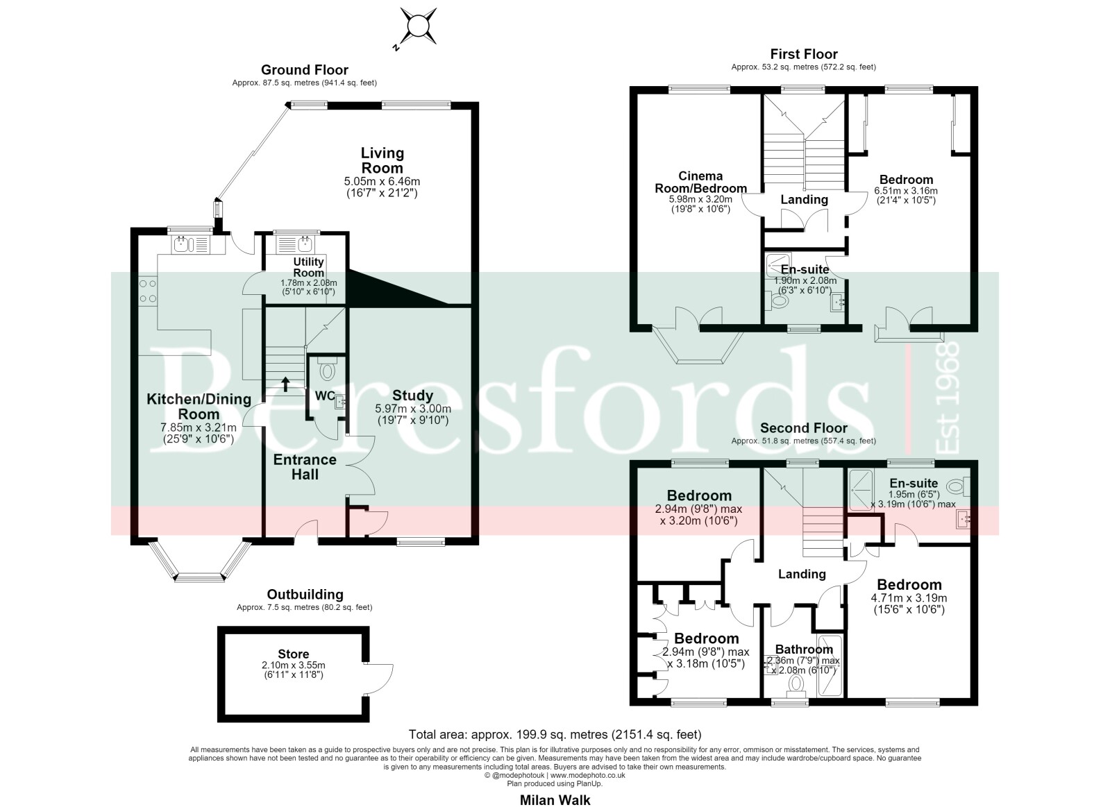 8, Milan Walk, Essex floorplan