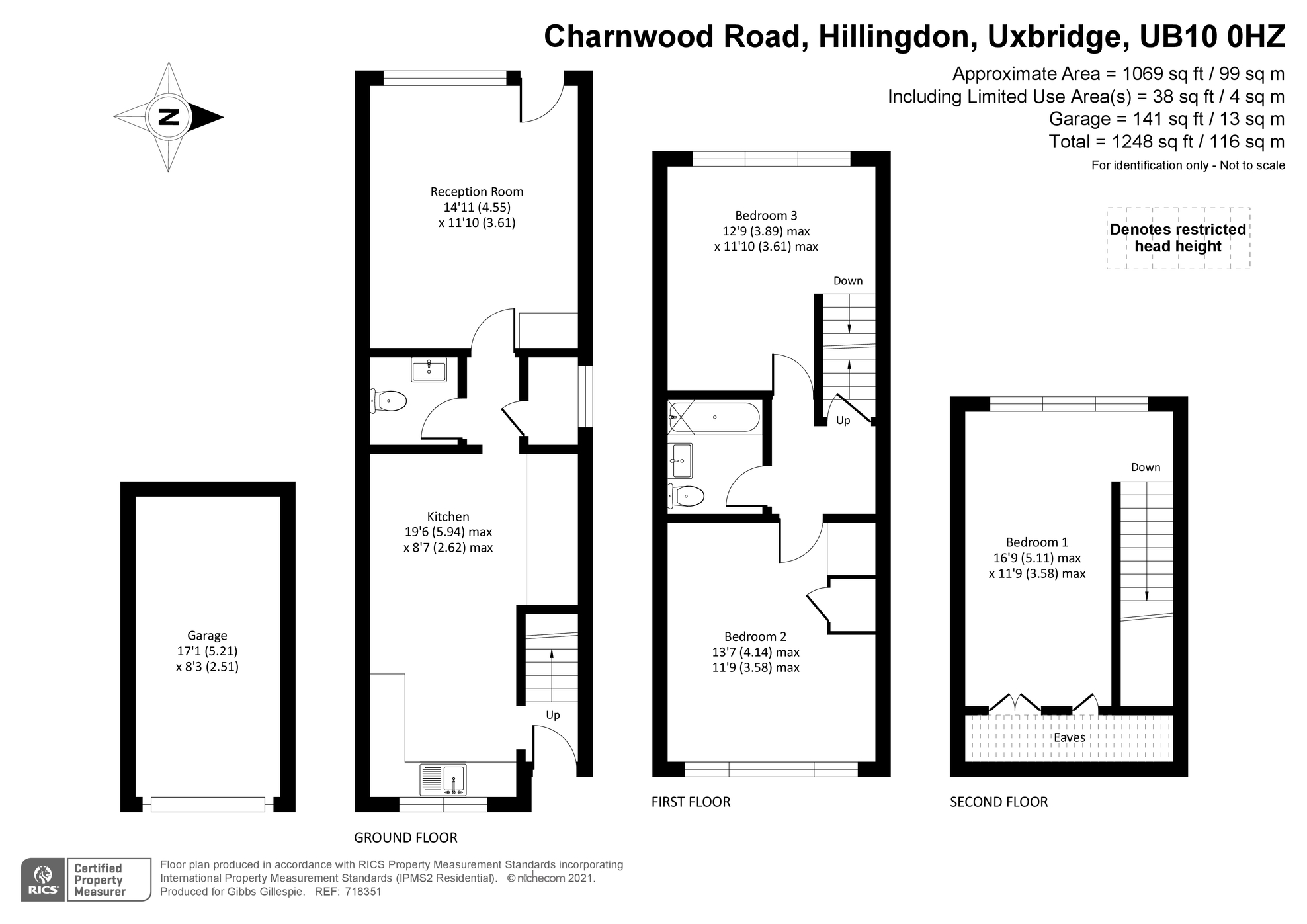 Charnwood Road, Hillingdon, Uxbridge UB10, 3 bedroom terraced house for sale 58556665