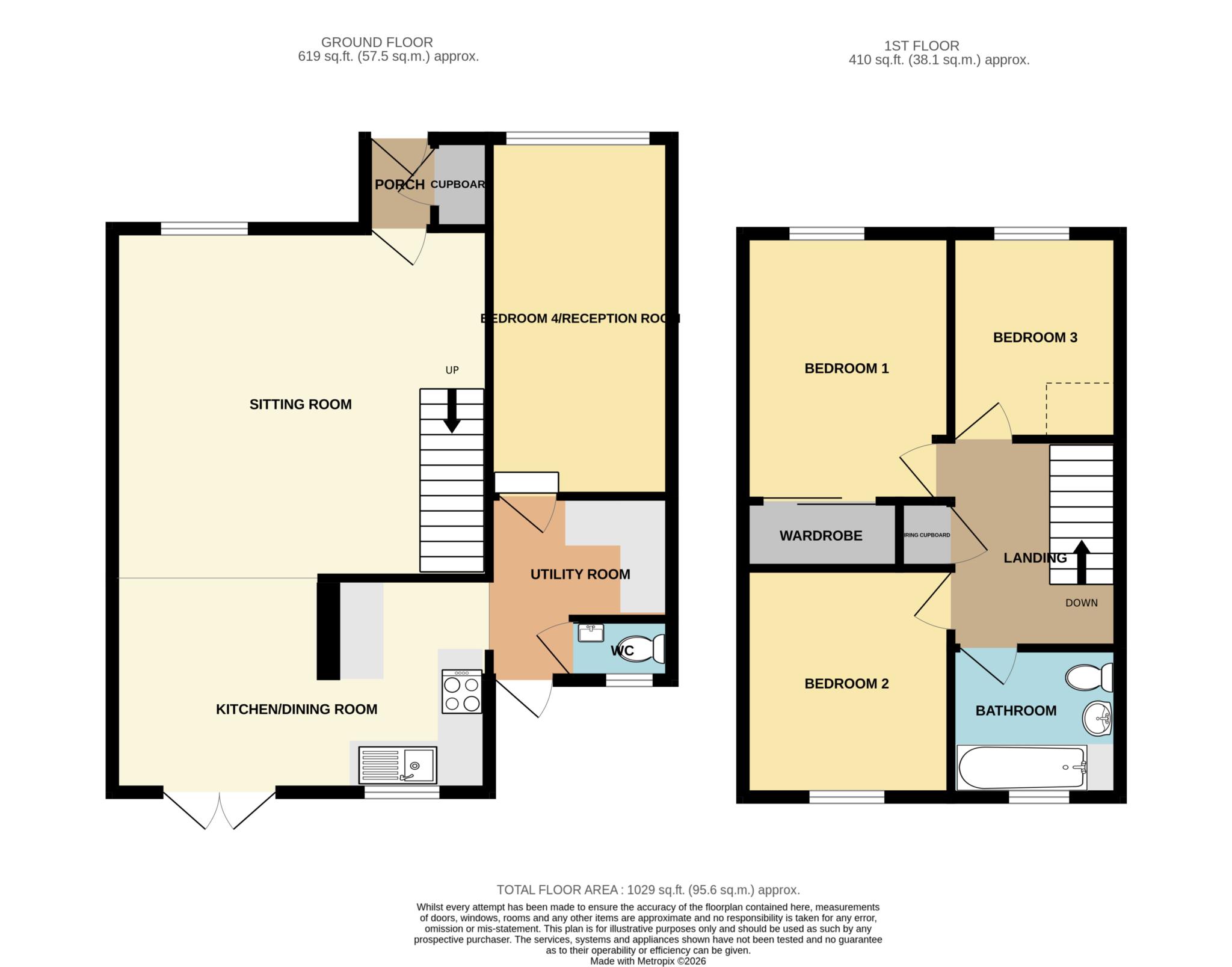 9, Holly Court, Frome floorplan