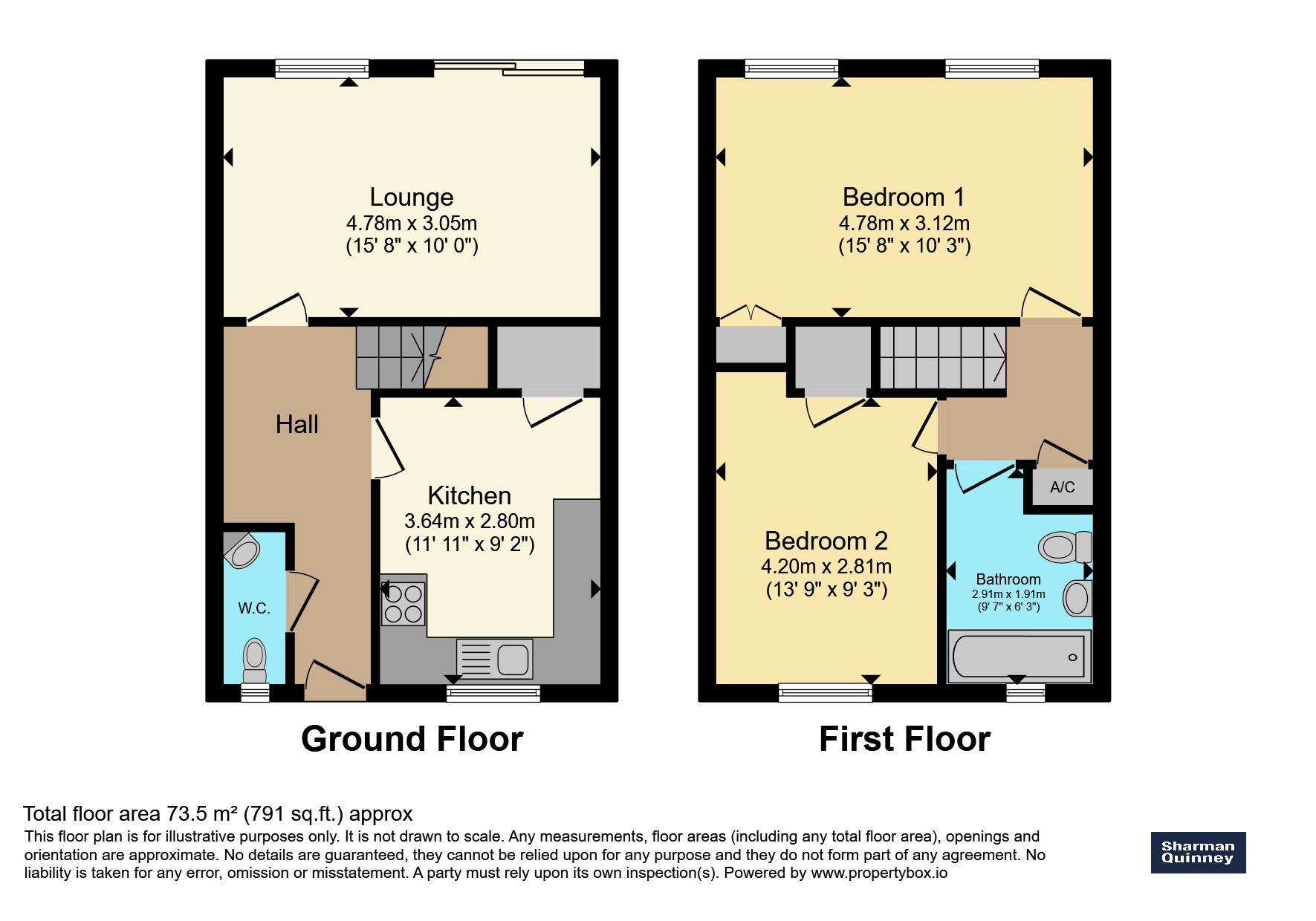 6, Blenheim Way, Peterborough floorplan