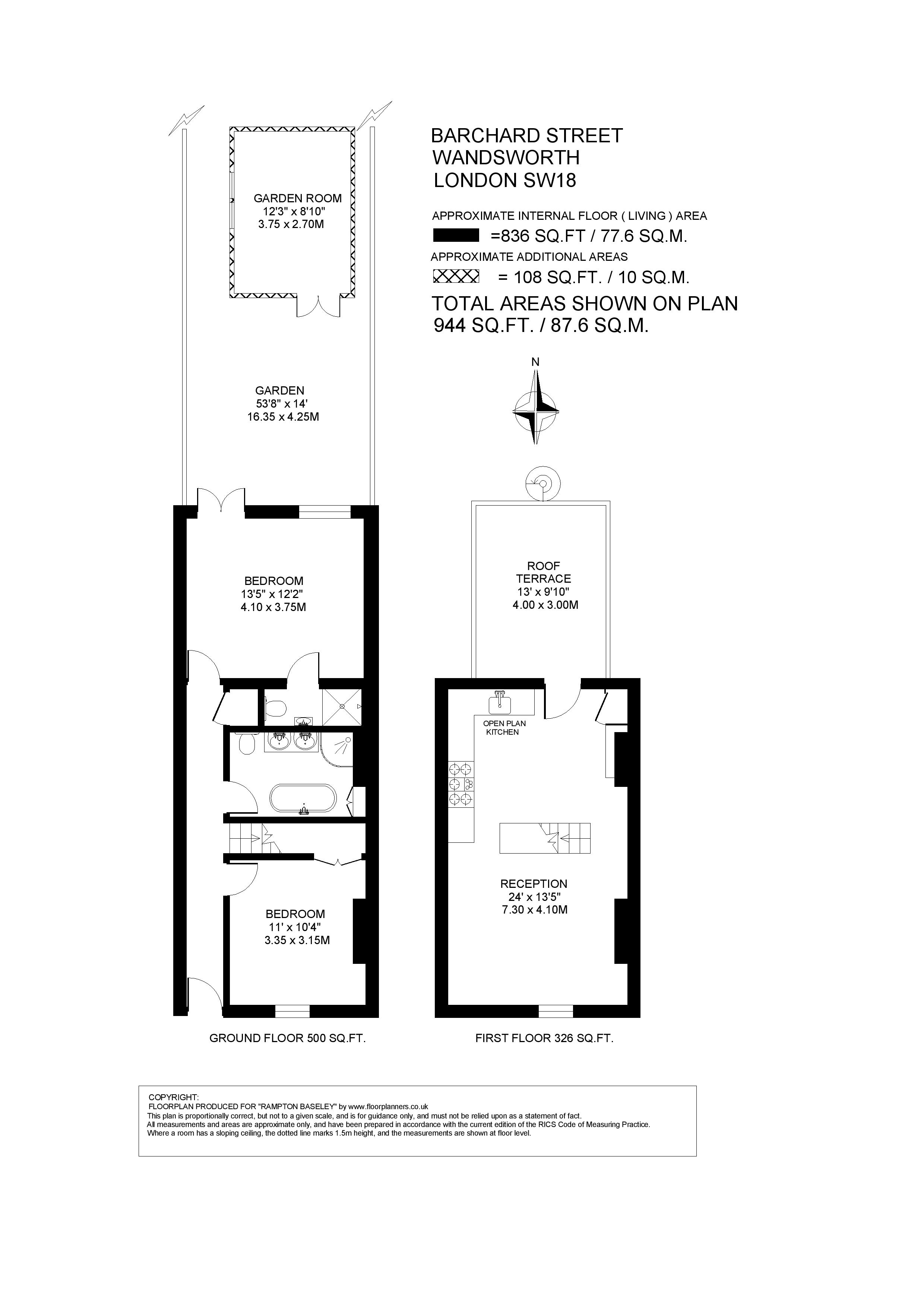 14, Barchard Street, London floorplan