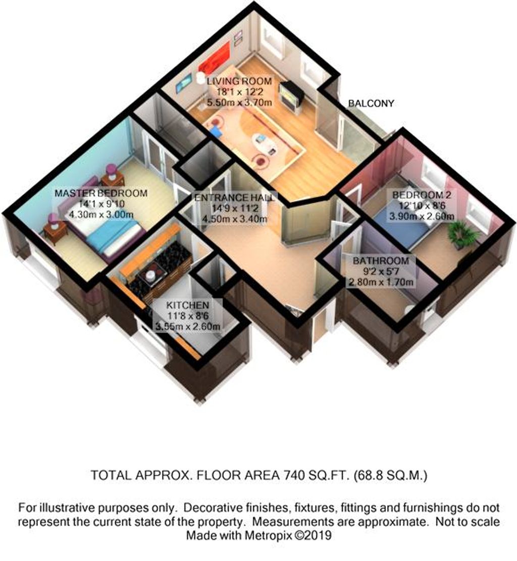 Copperfields, High HP12, 2 bedroom flat for sale 63985800