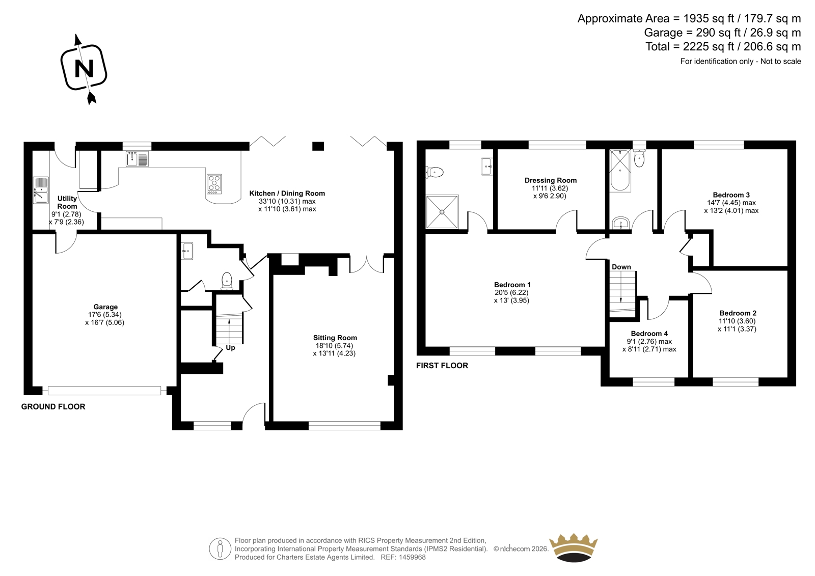 24, Hamilton Close, Hampshire floorplan