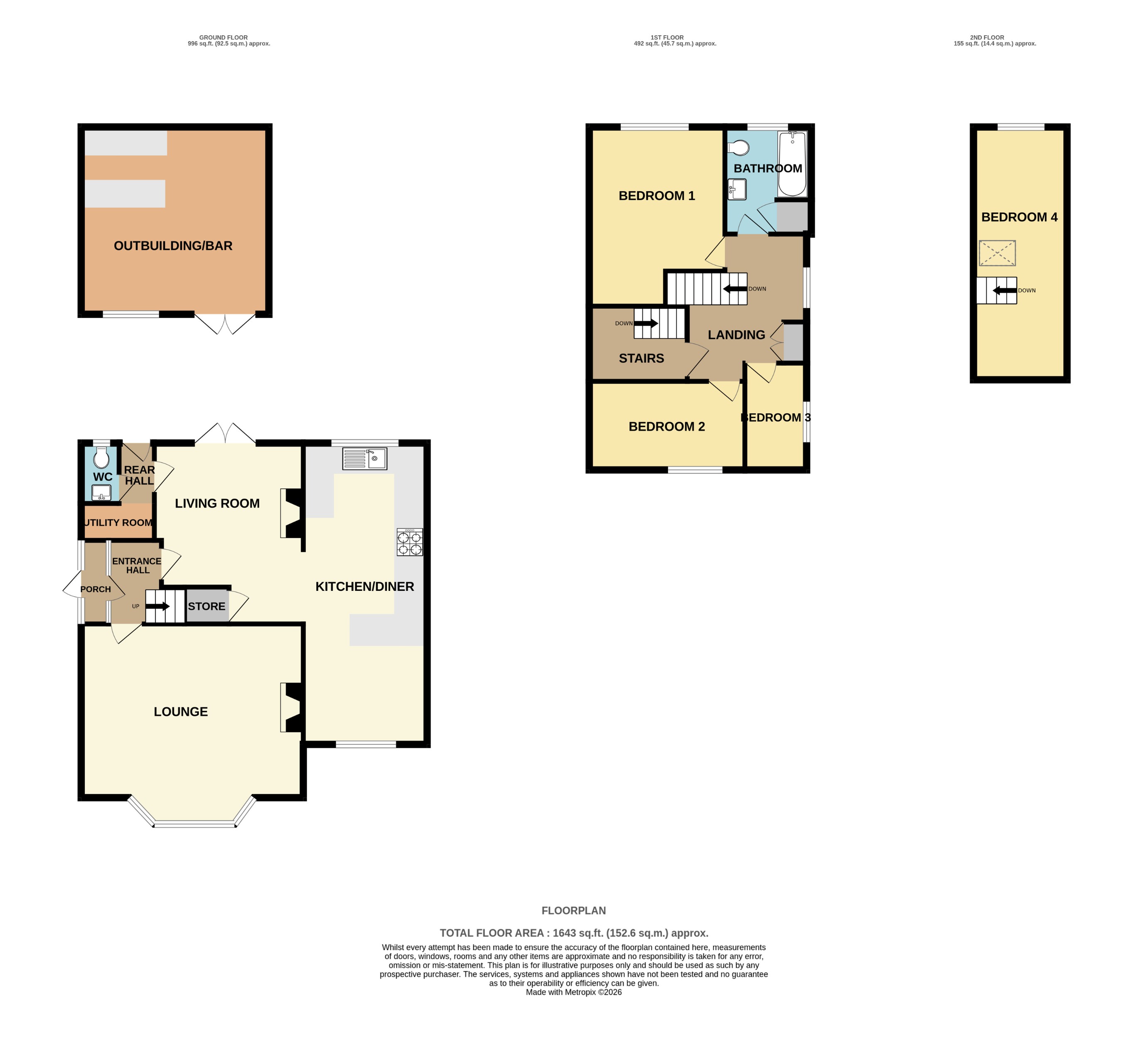 Burton Road, Lincoln floorplan