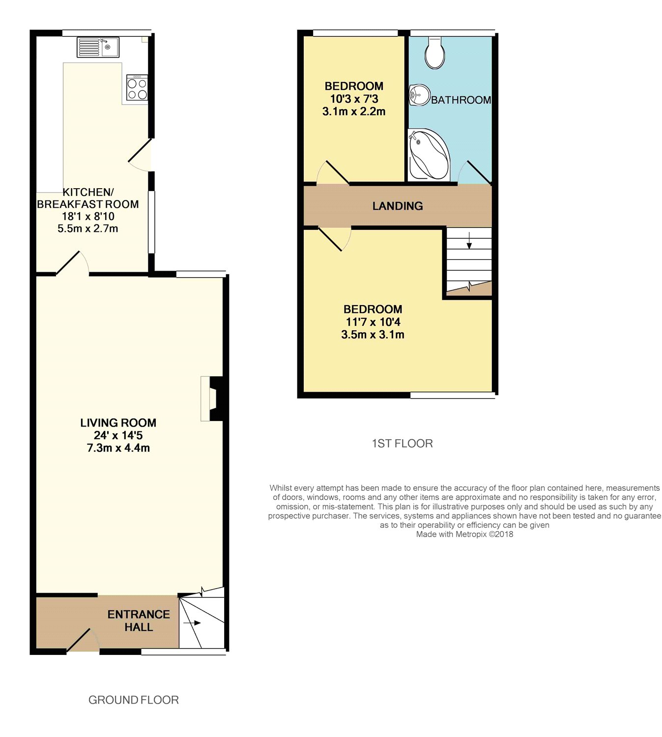 2 Bedrooms Terraced house for sale in Great Knollys Street, Reading, Berkshire RG1