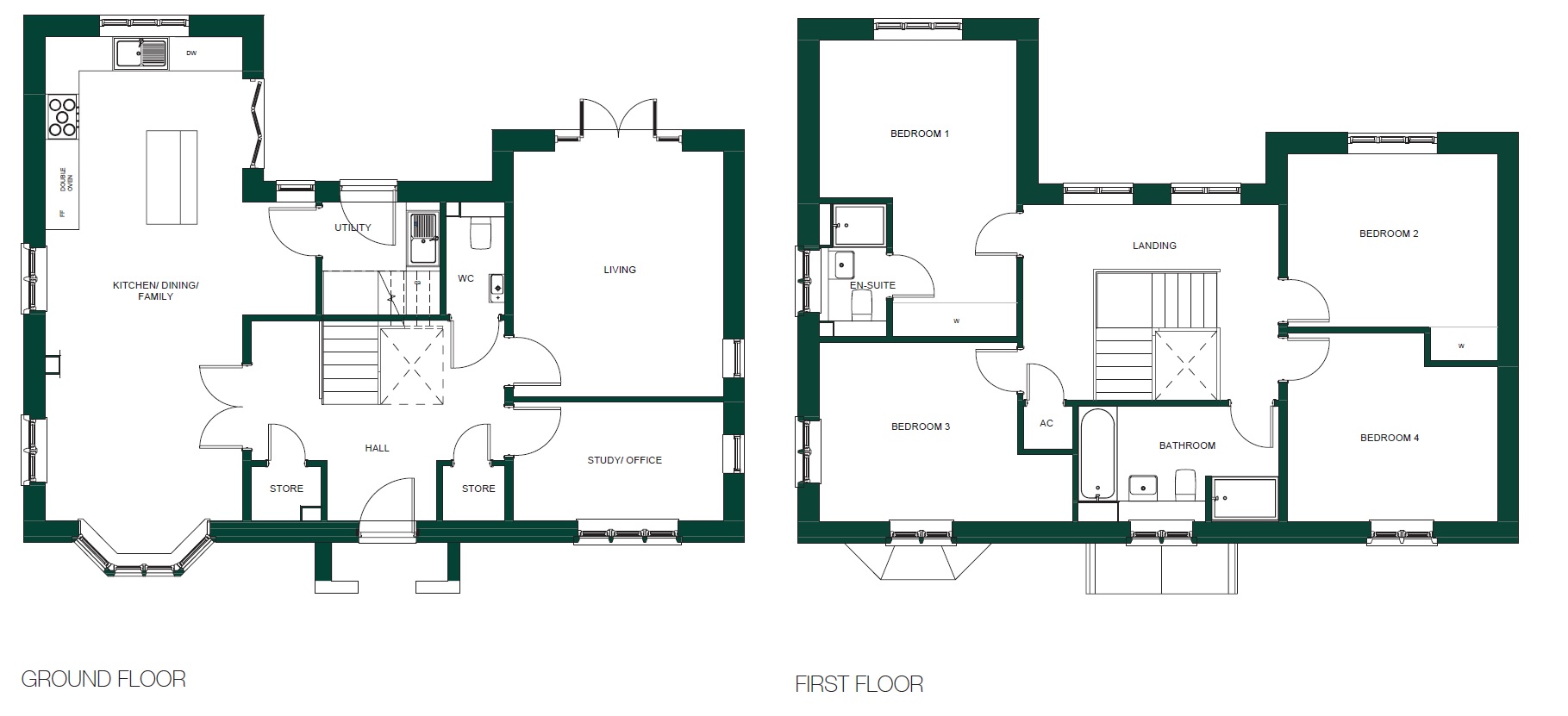 Plot 20, The Eaton, Ampney Meadows, Cirencester floorplan