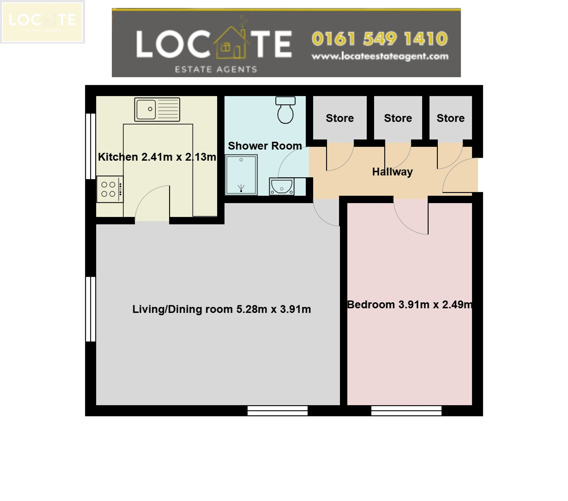 26 Harcourt Close, Urmston floorplan