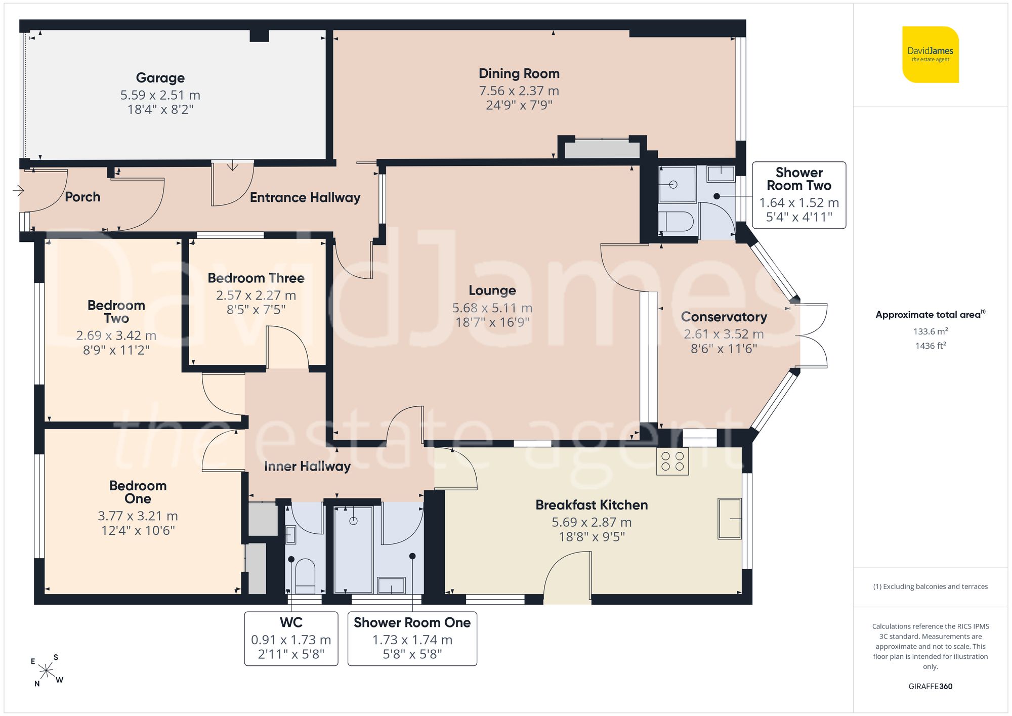 10 Grange Close, Nottingham floorplan
