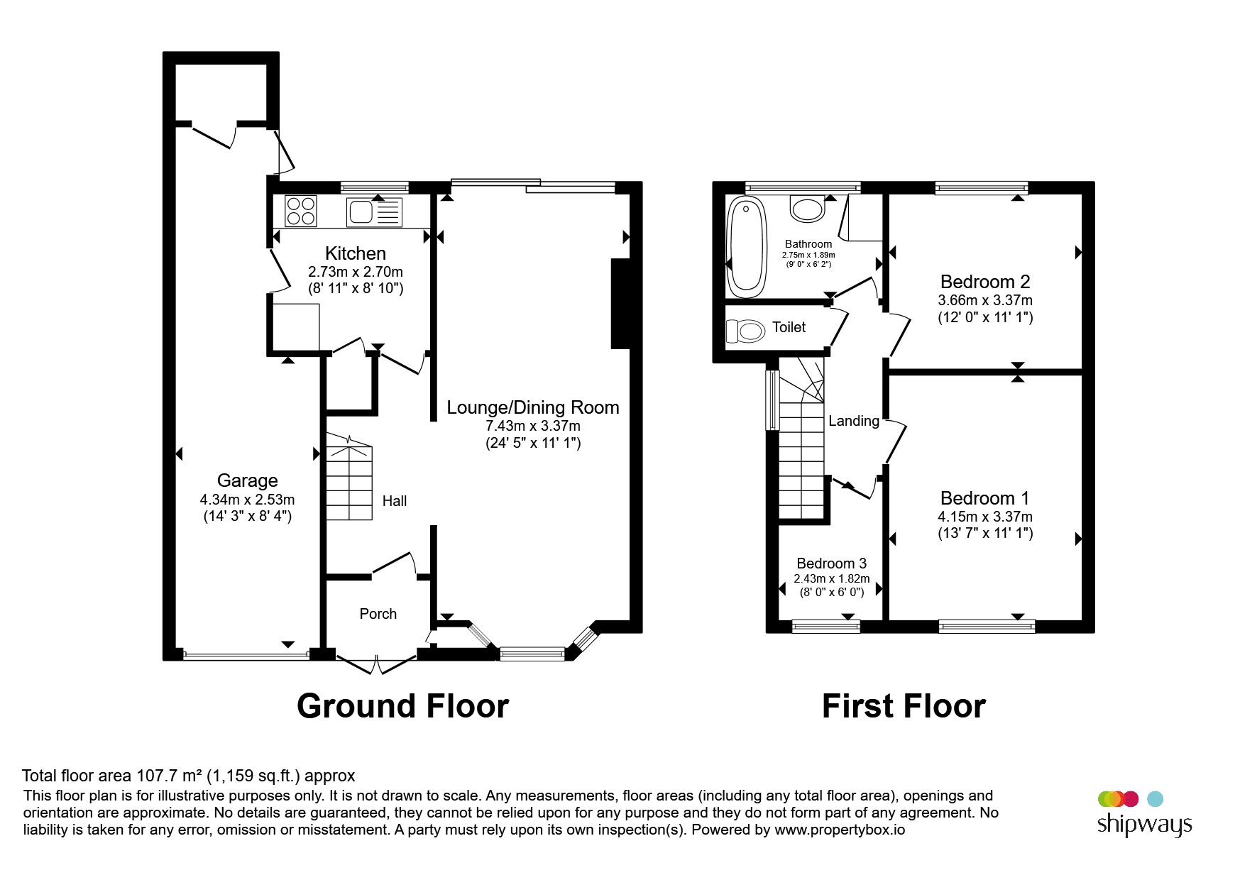 73, Kempson Road, Birmingham floorplan